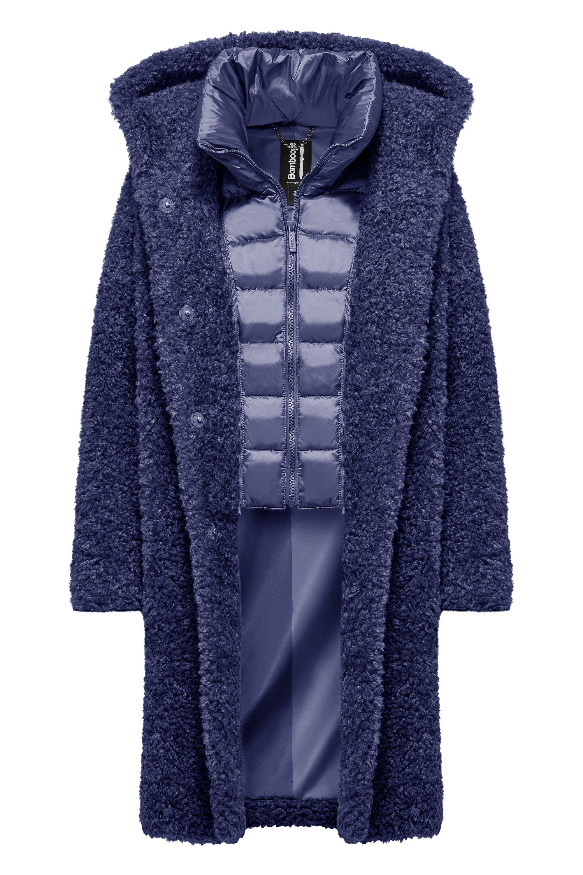 Cappotto lungo effetto agnellino - Image 39