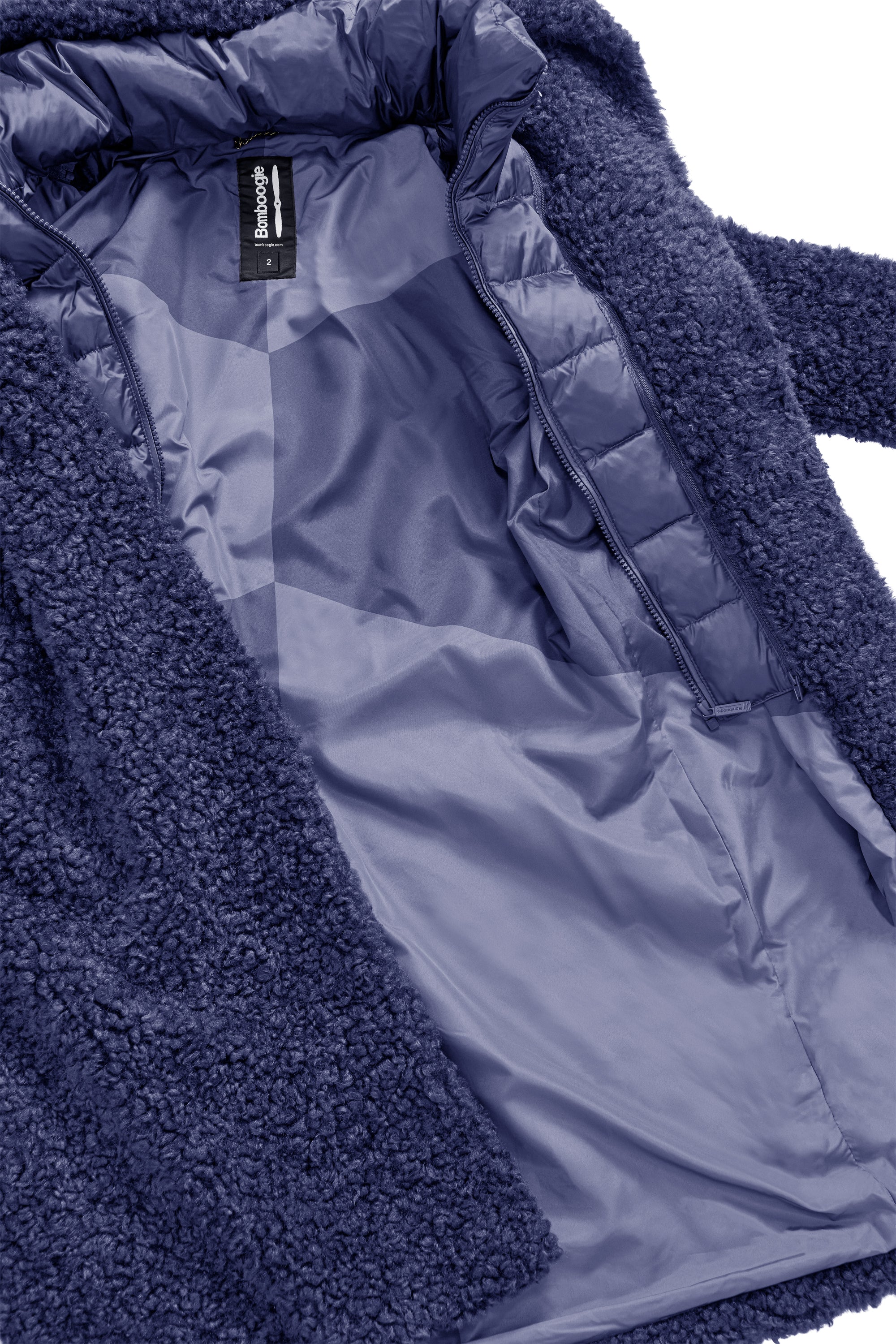 Cappotto lungo effetto agnellino - Image 42