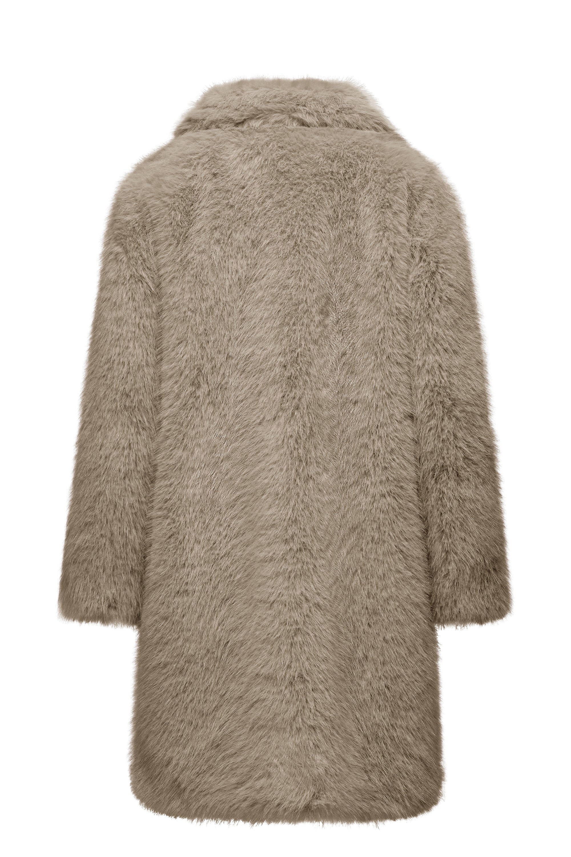 Cappotto lungo in pelliccetta sintetica pelo lungo - Image 8