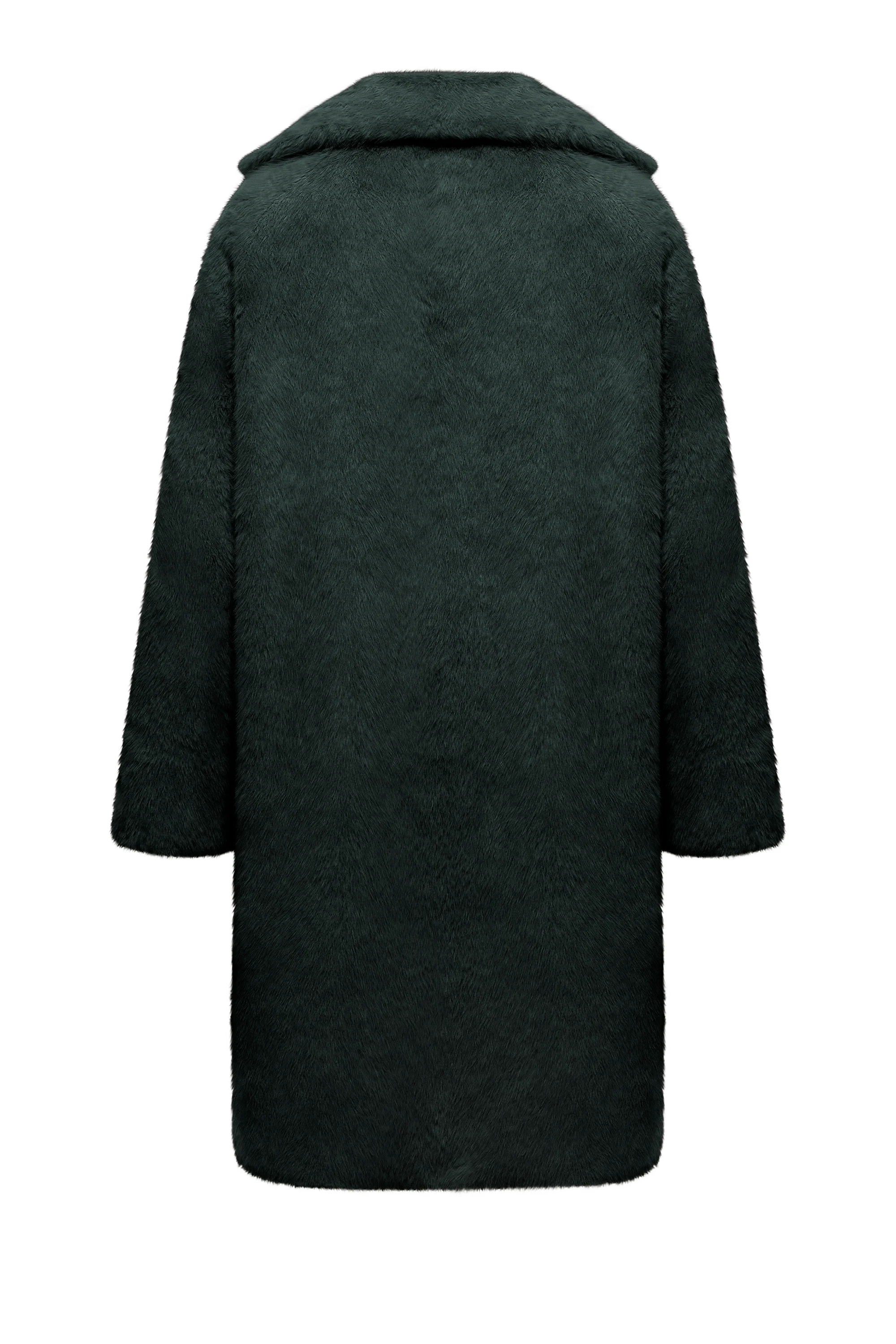 Cappotto Lungo Monopetto con Revers - Image 11