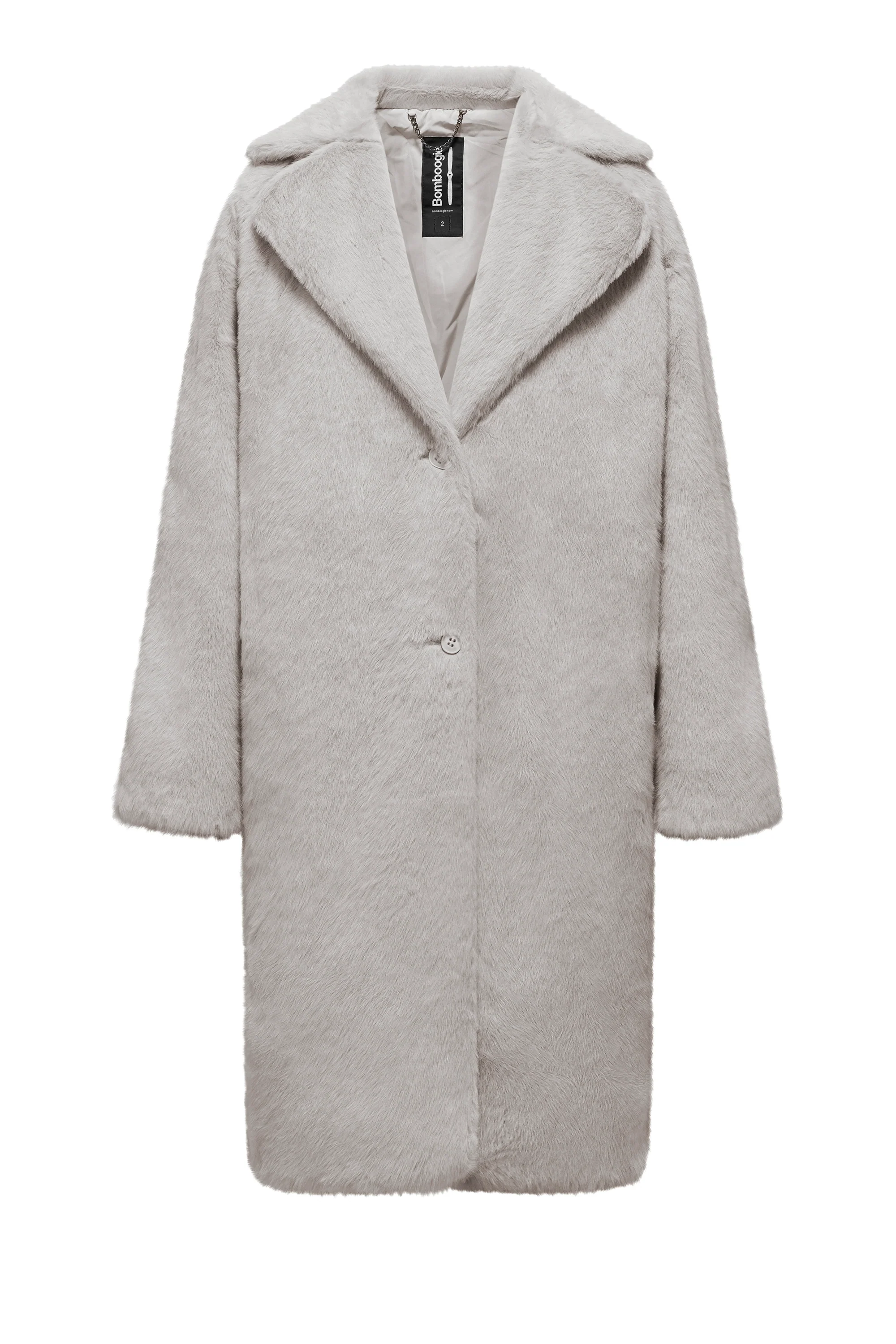 Cappotto Lungo Monopetto con Revers - Image 13