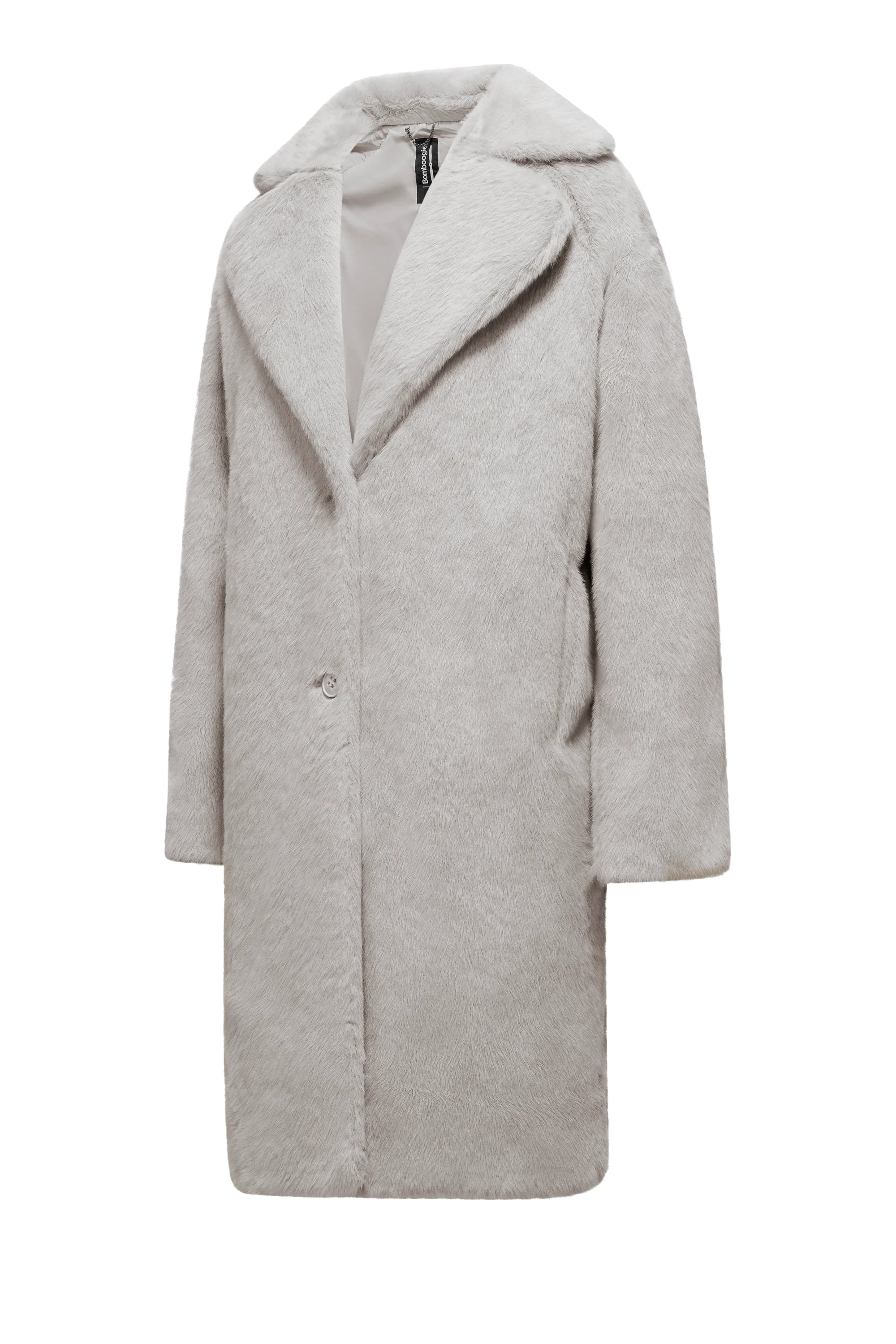 Cappotto Lungo Monopetto con Revers - Image 14