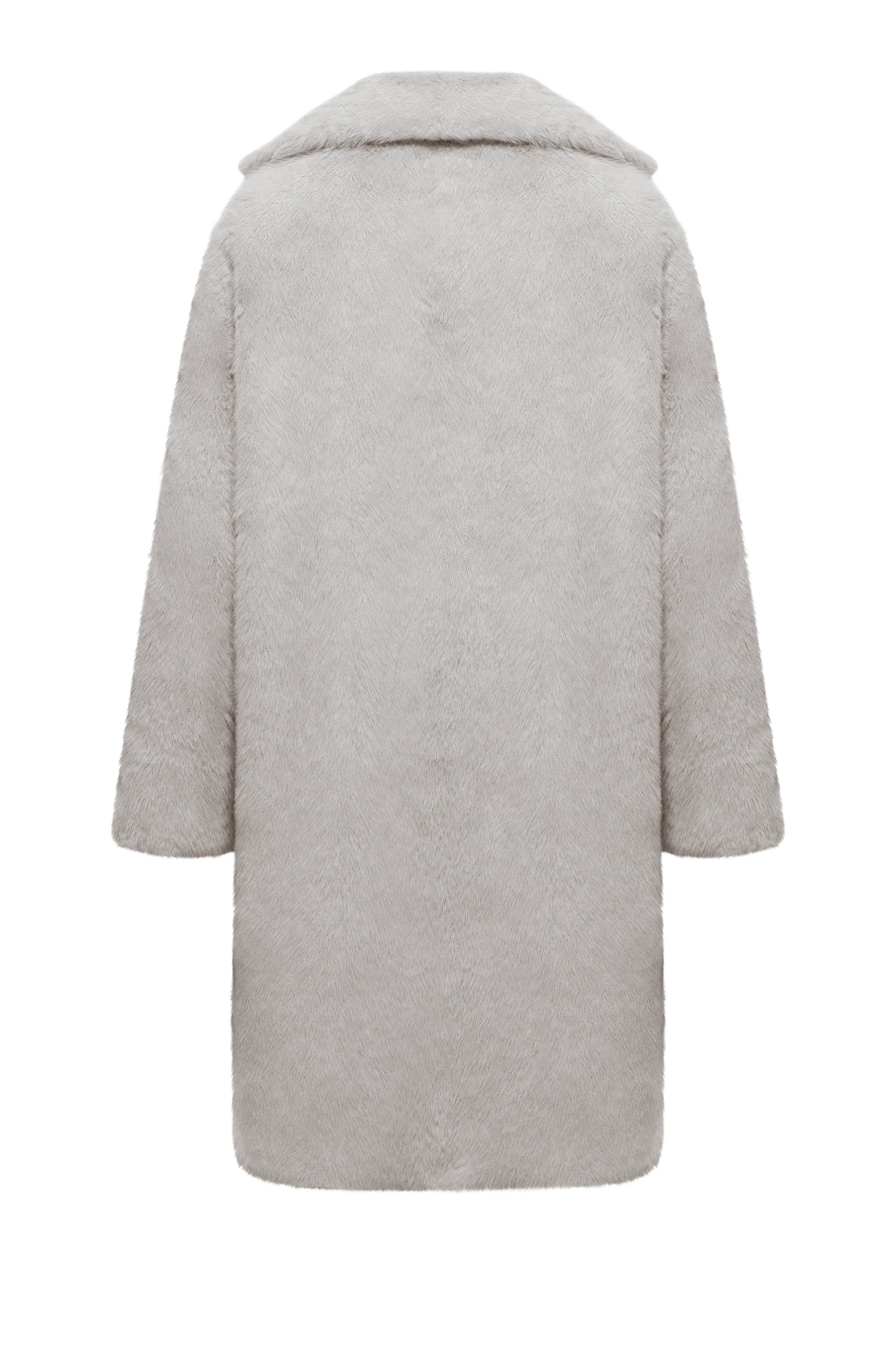 Cappotto Lungo Monopetto con Revers - Image 15