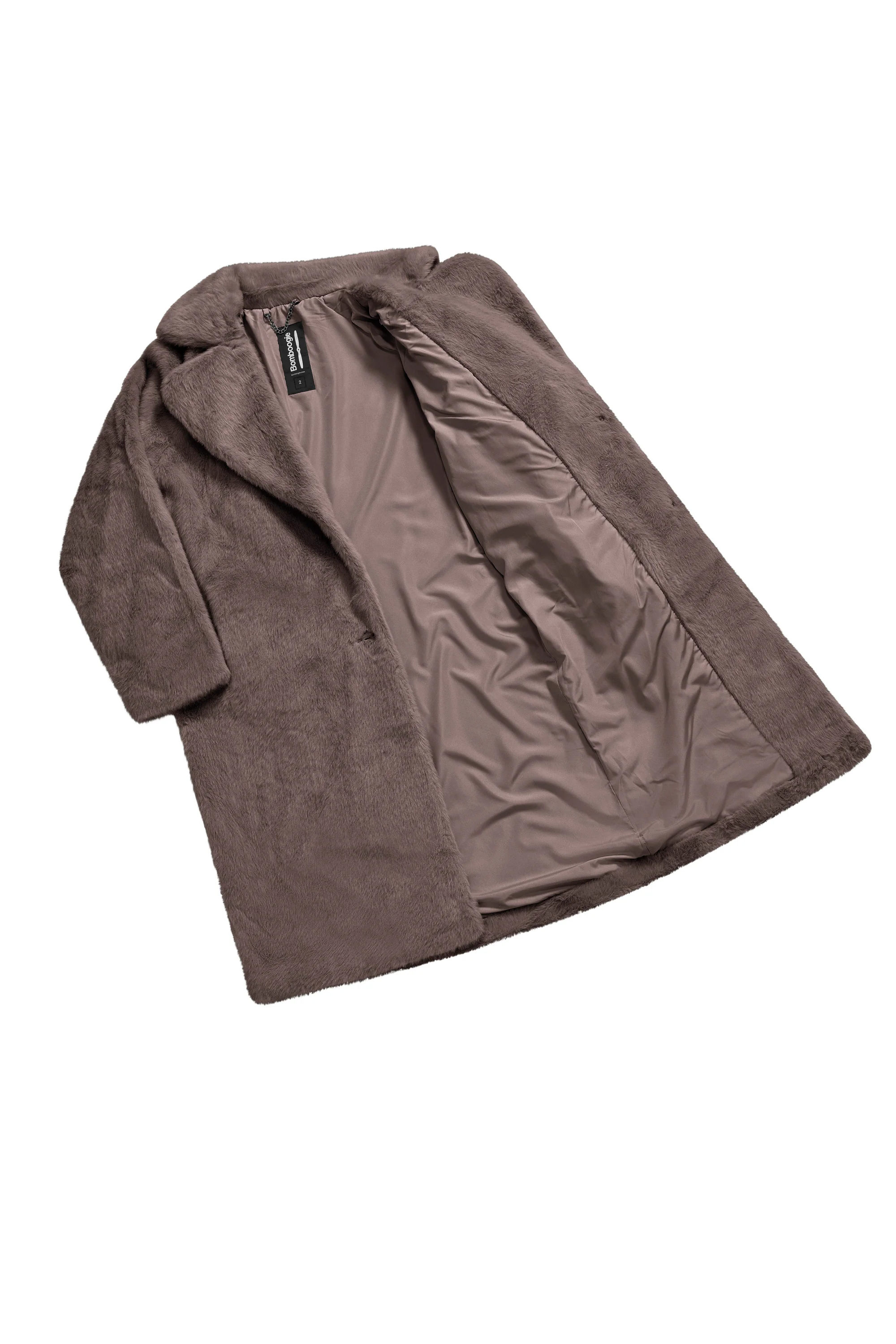 Cappotto Lungo Monopetto con Revers - Image 8