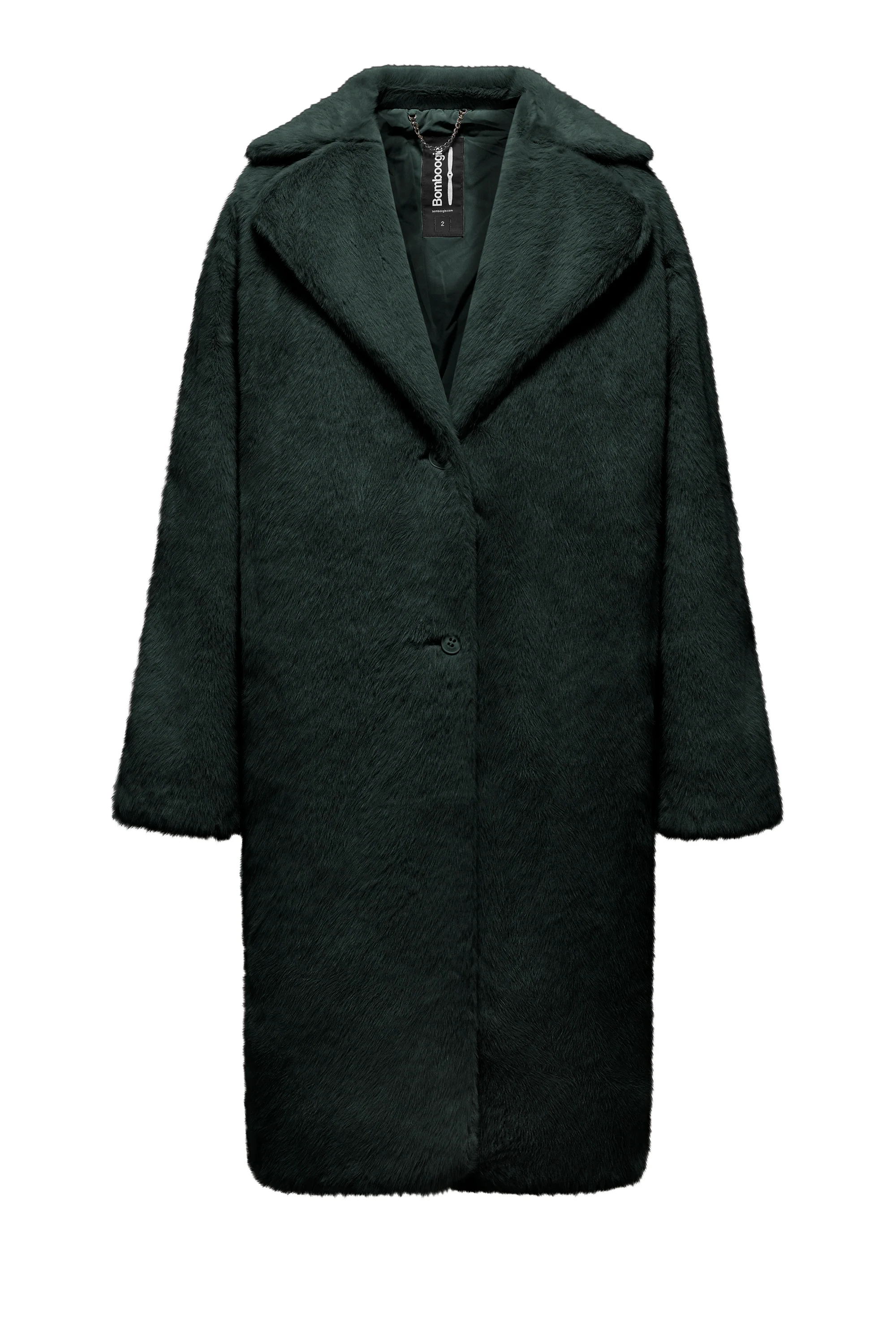 Cappotto Lungo Monopetto con Revers - Image 9