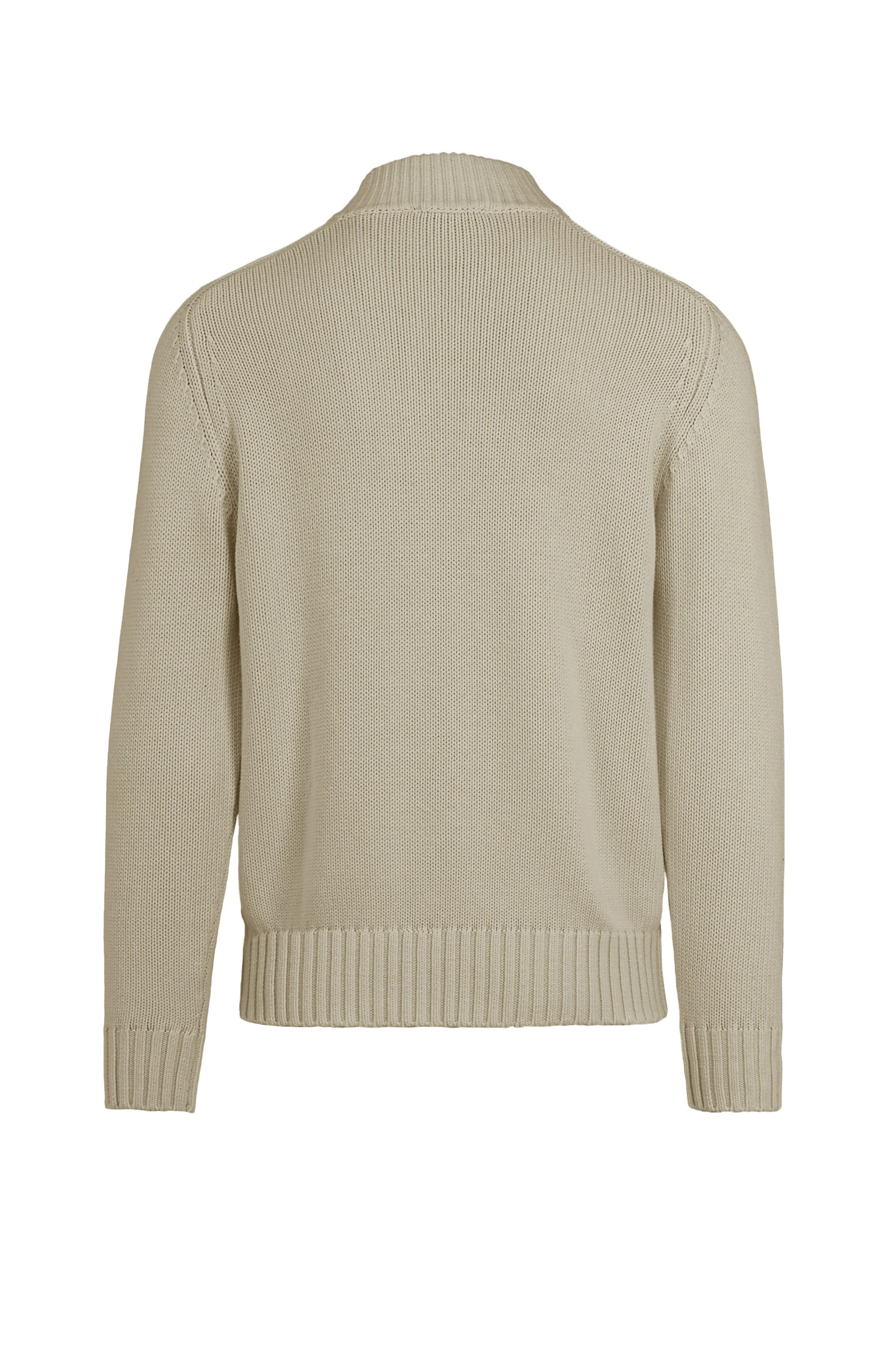 Cardigan con bottoni in maglia rasata - Image 5