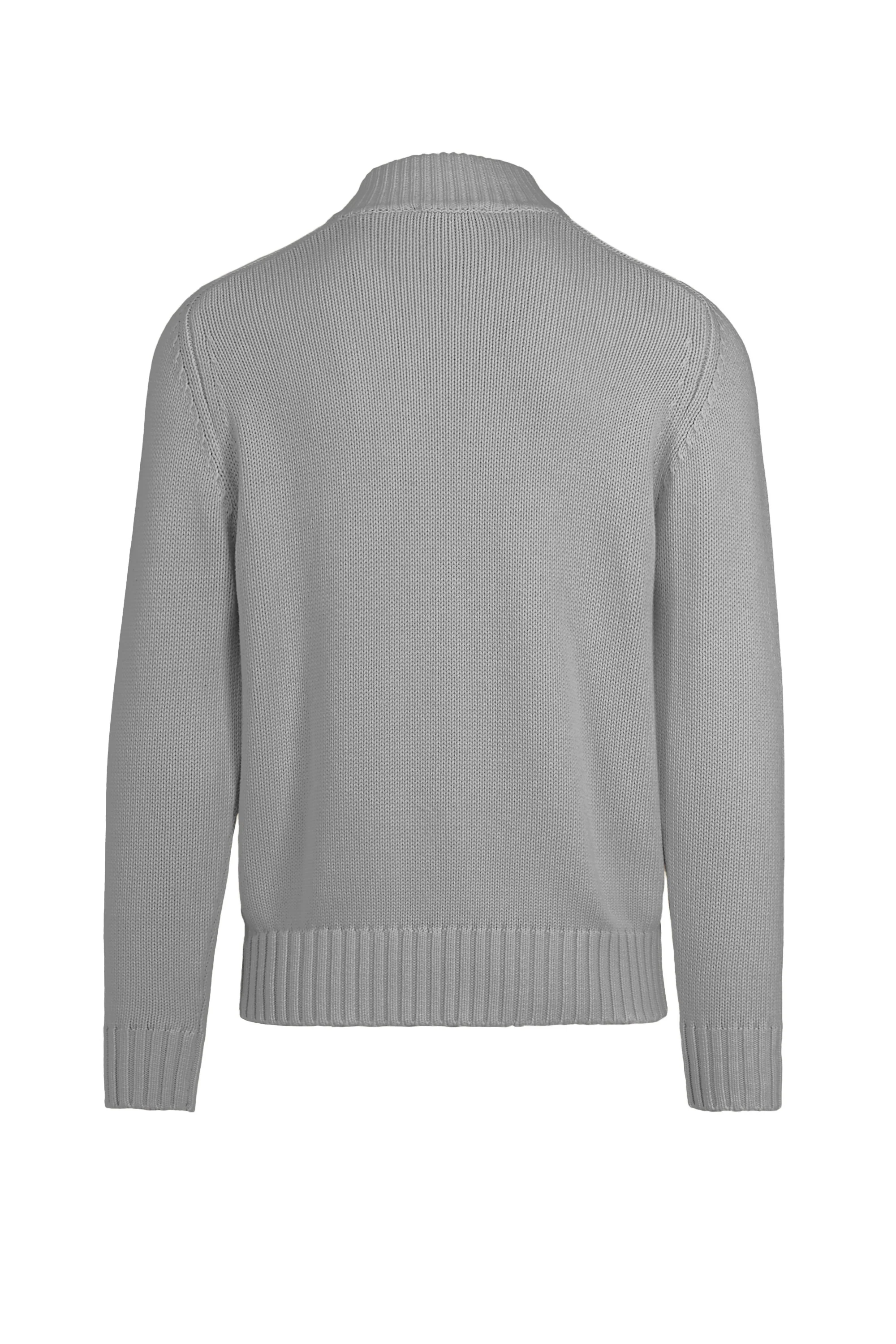 Cardigan con bottoni in maglia rasata - Image 8