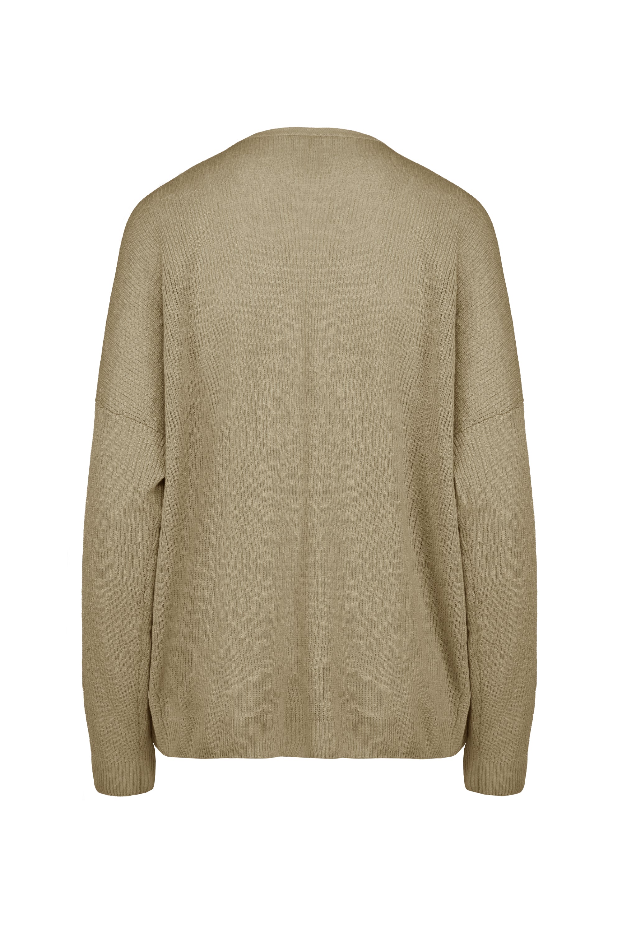 Cardigan in lino a maniche lunghe - Image 10