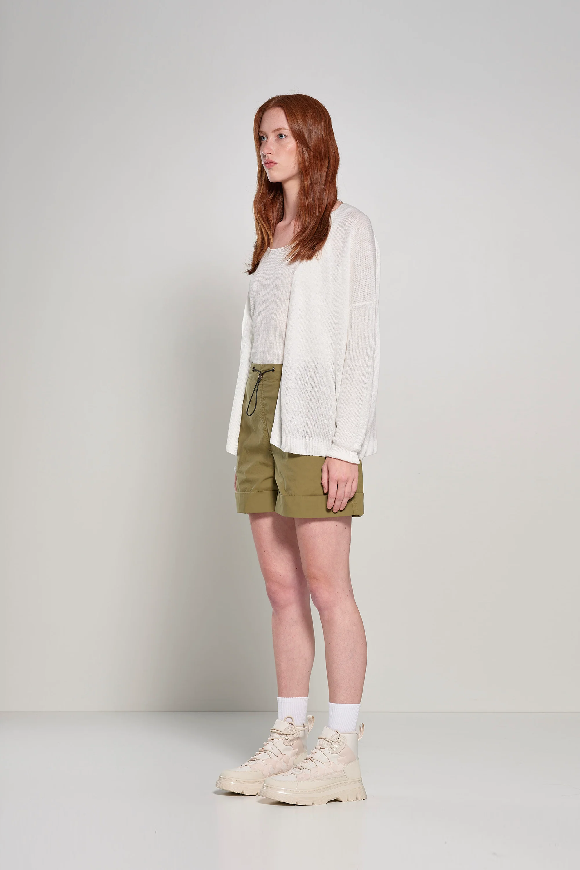 Cardigan in lino a maniche lunghe - Image 3