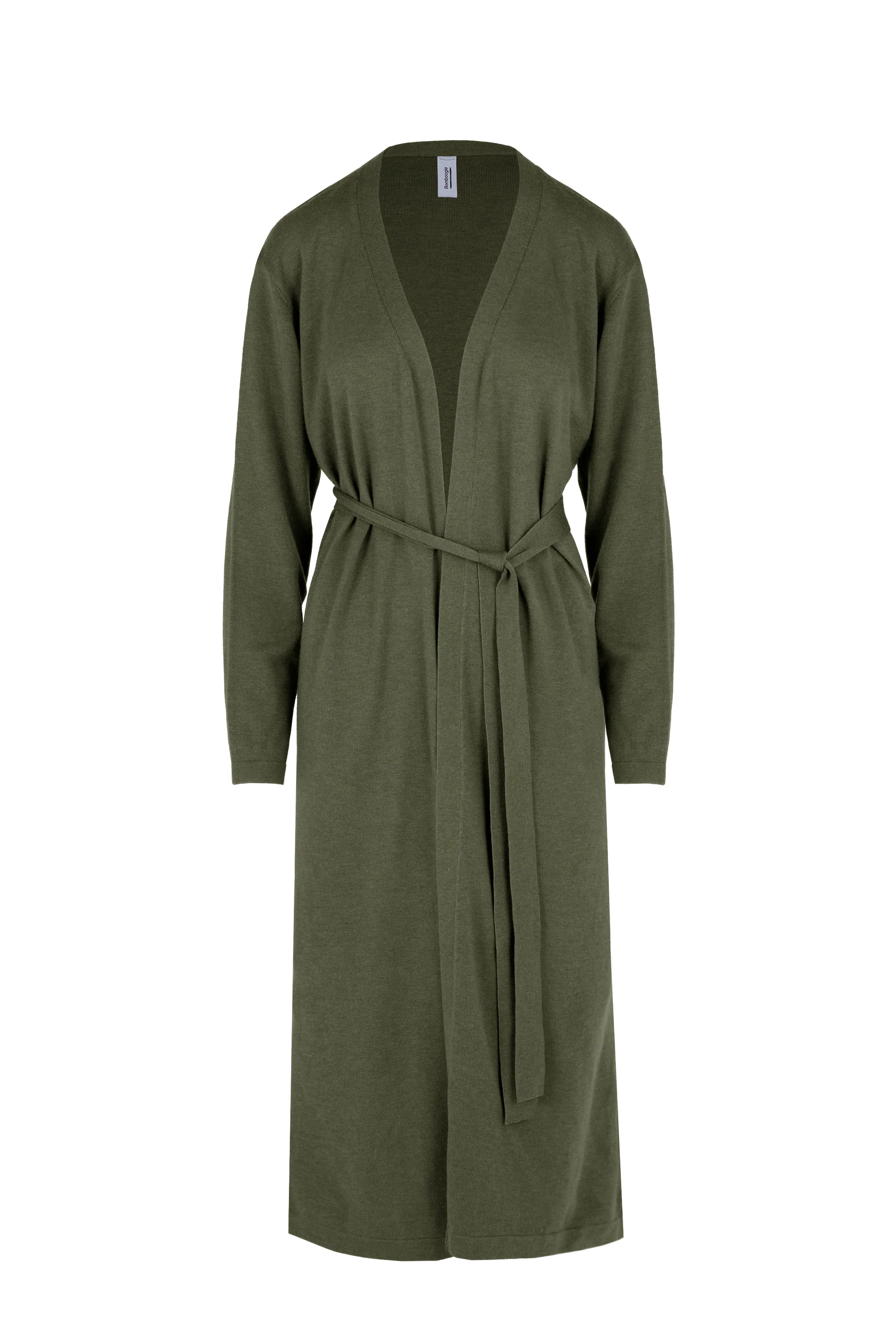 Cardigan in misto merino con cintura removibile - Image 10