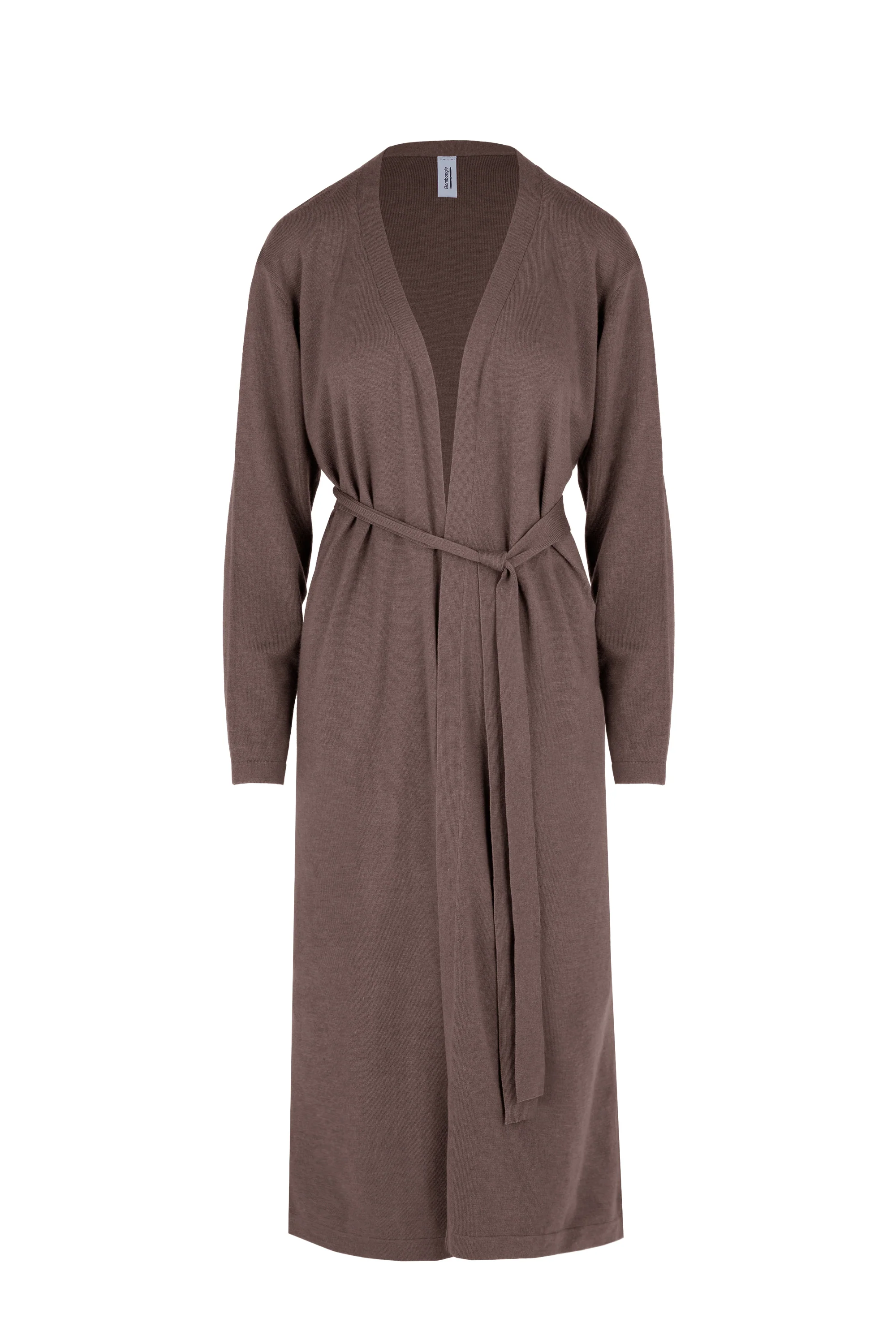 Cardigan in misto merino con cintura removibile - Image 7