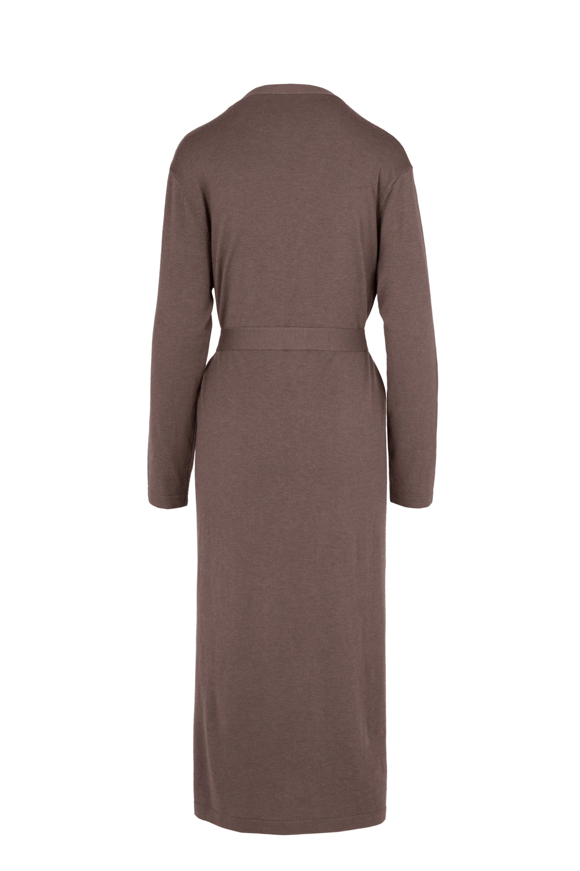 Cardigan in misto merino con cintura removibile - Image 8