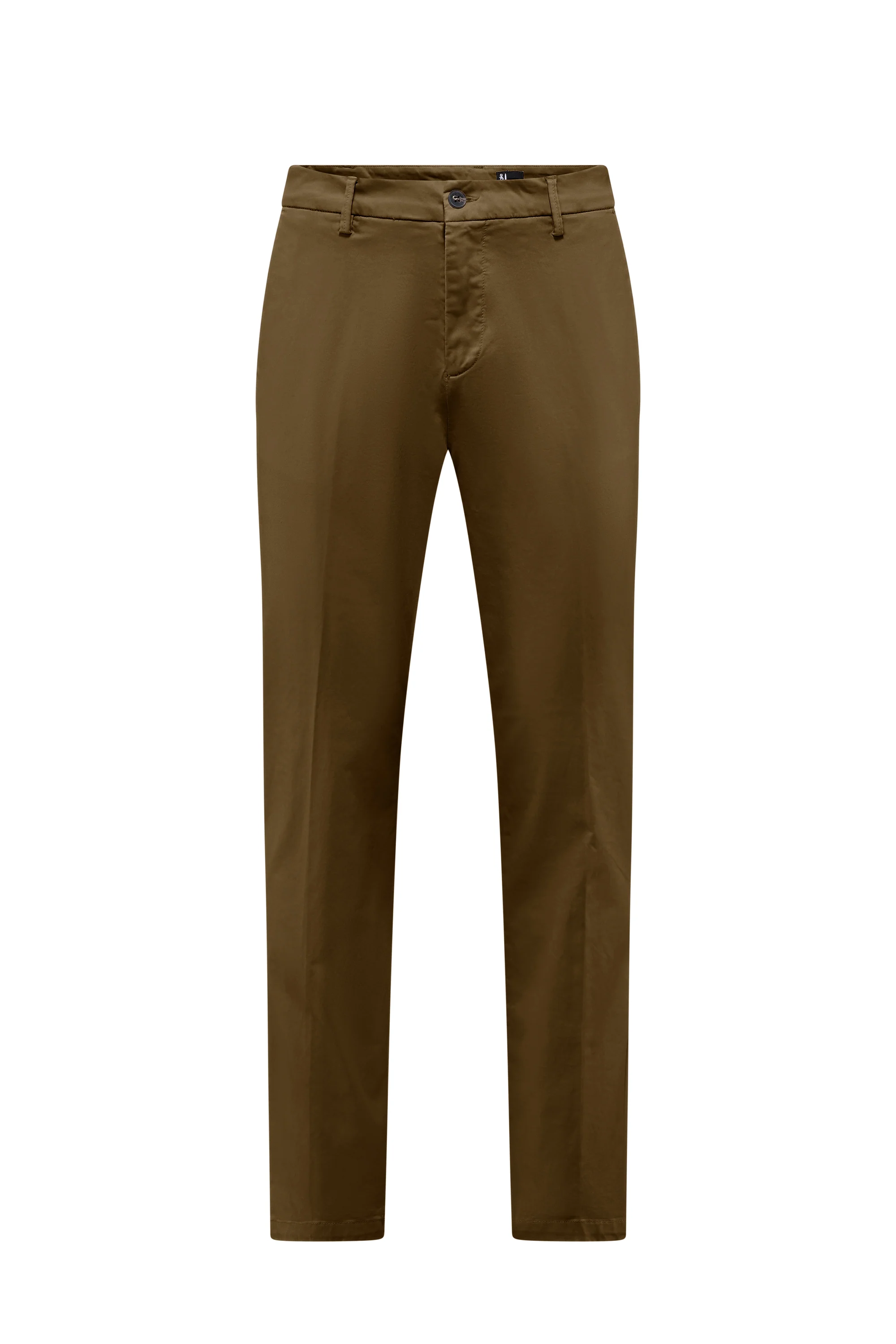 Chino da uomo slim fit in raso stretch tasche America