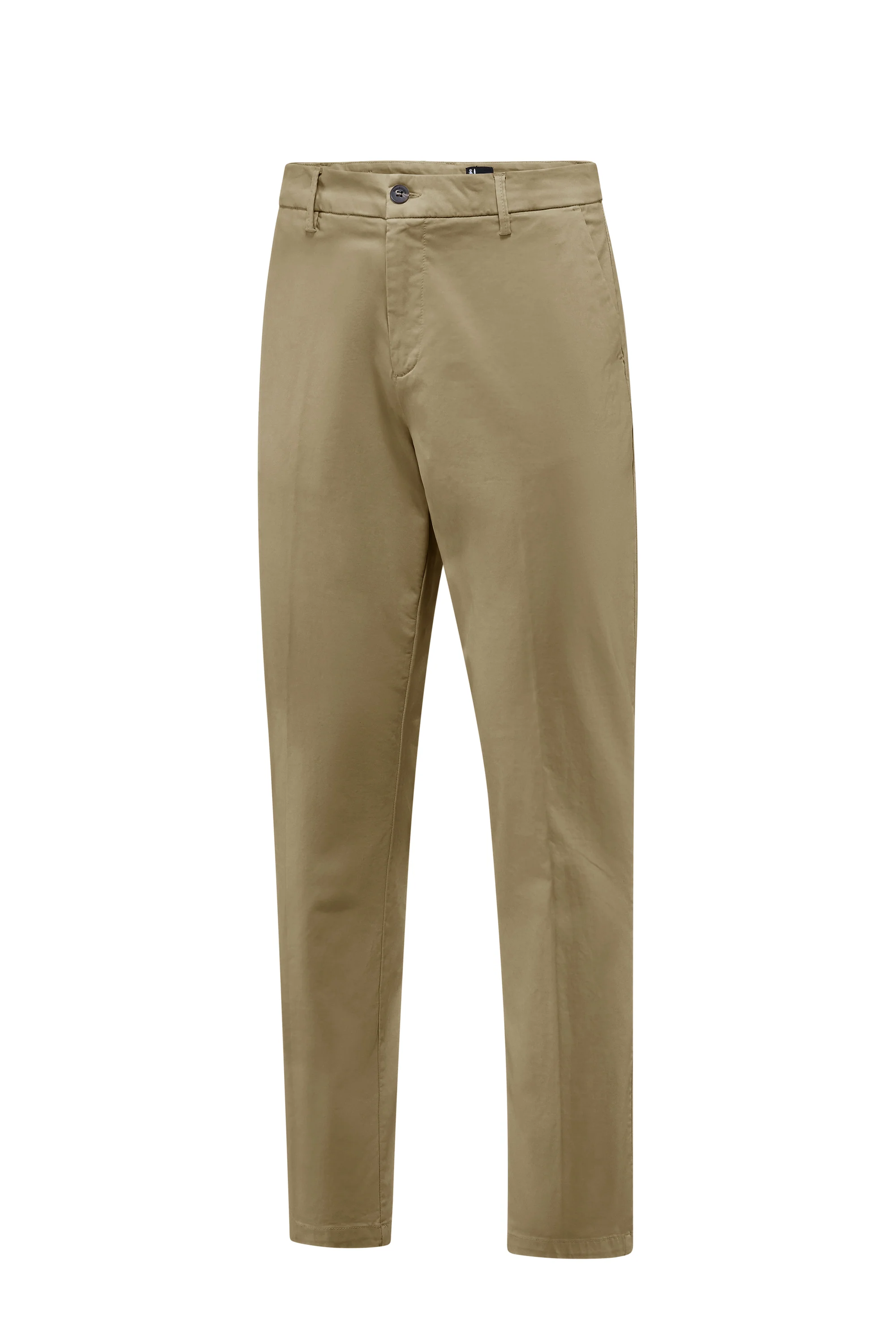 Chino da uomo slim fit in raso stretch tasche America - Image 7