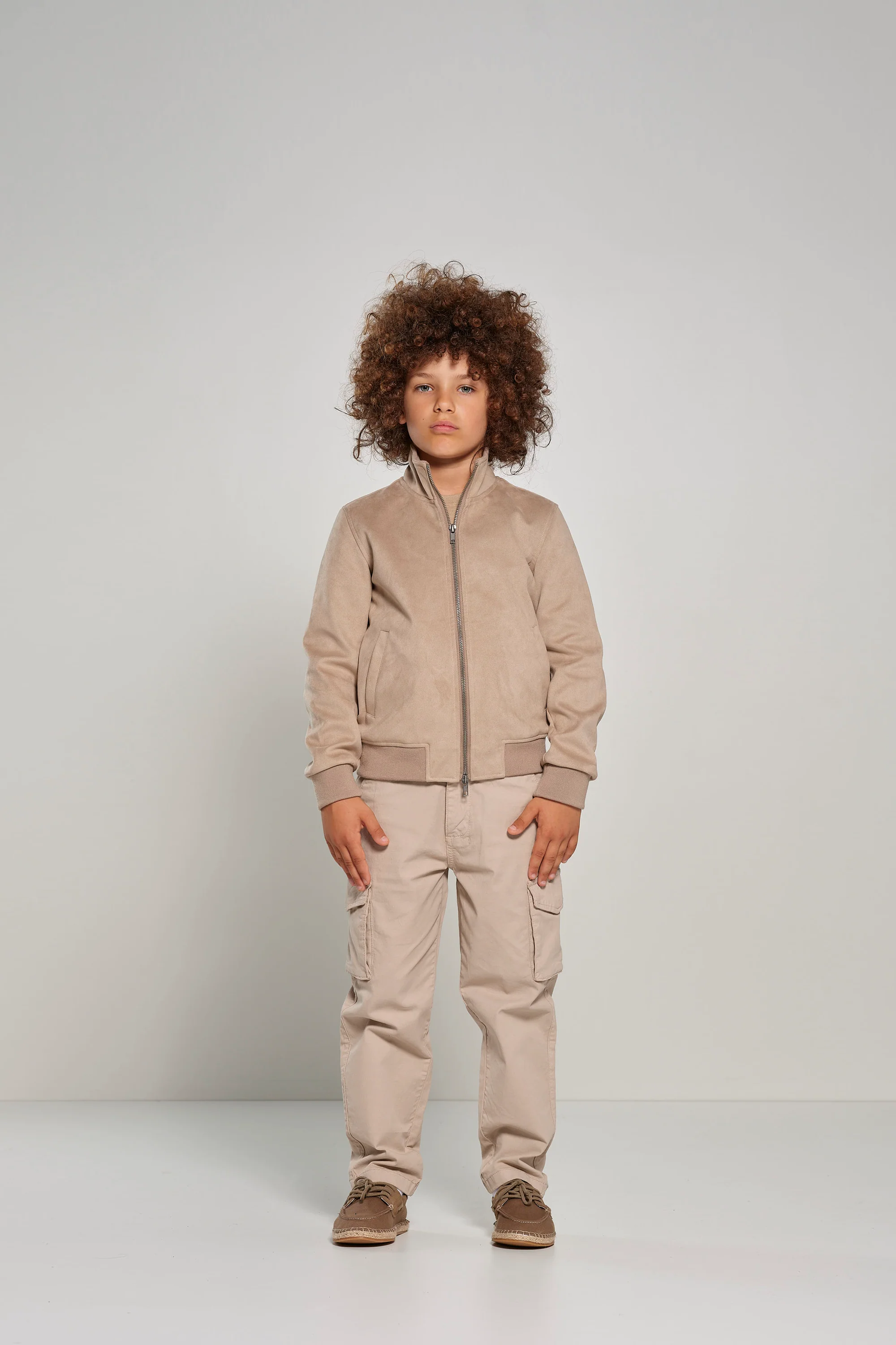 Giacca bambino in eco-pelle scamosciata - Image 8