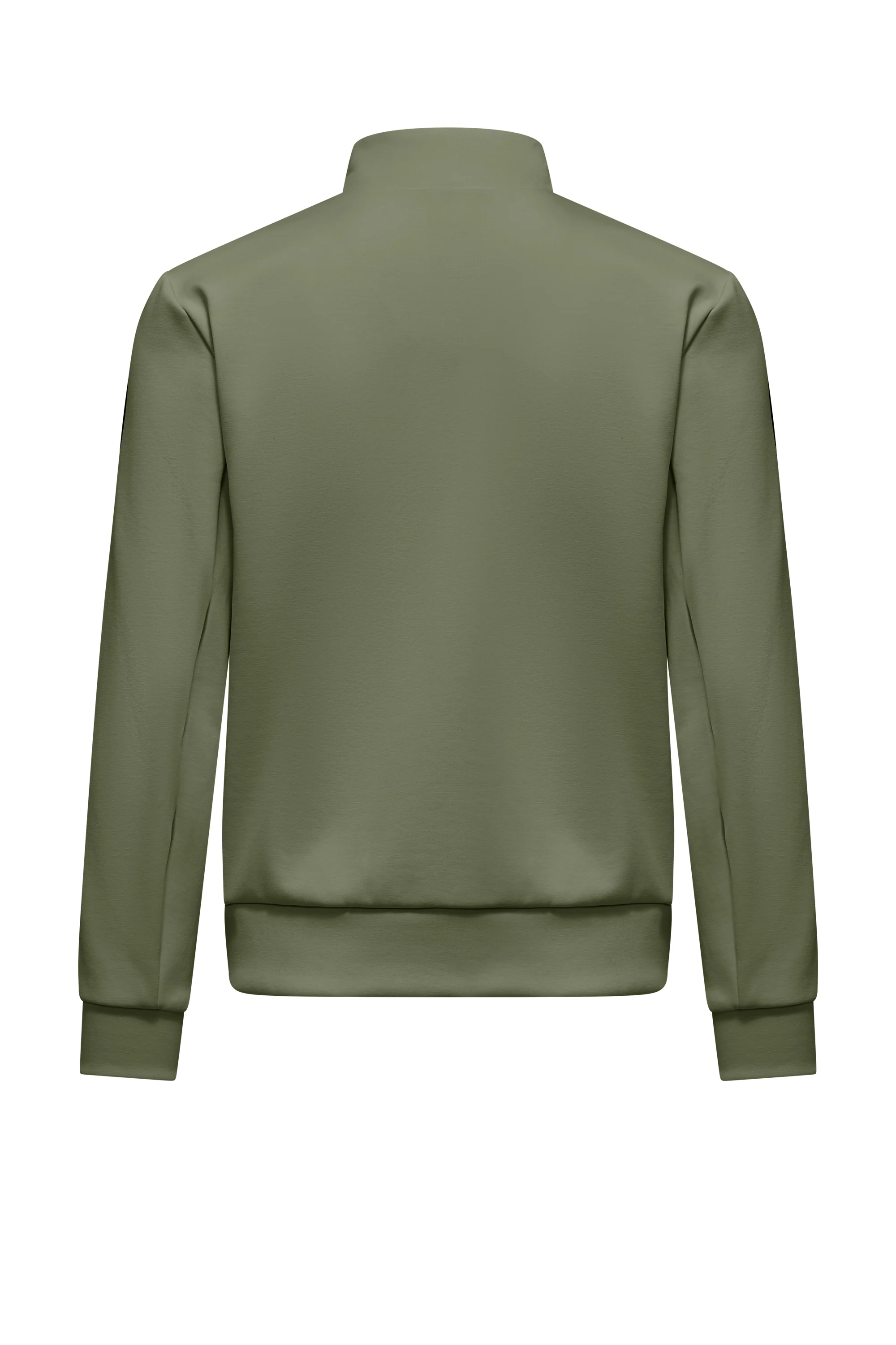 Giacca bimaterica in nylon e maglia - Image 15