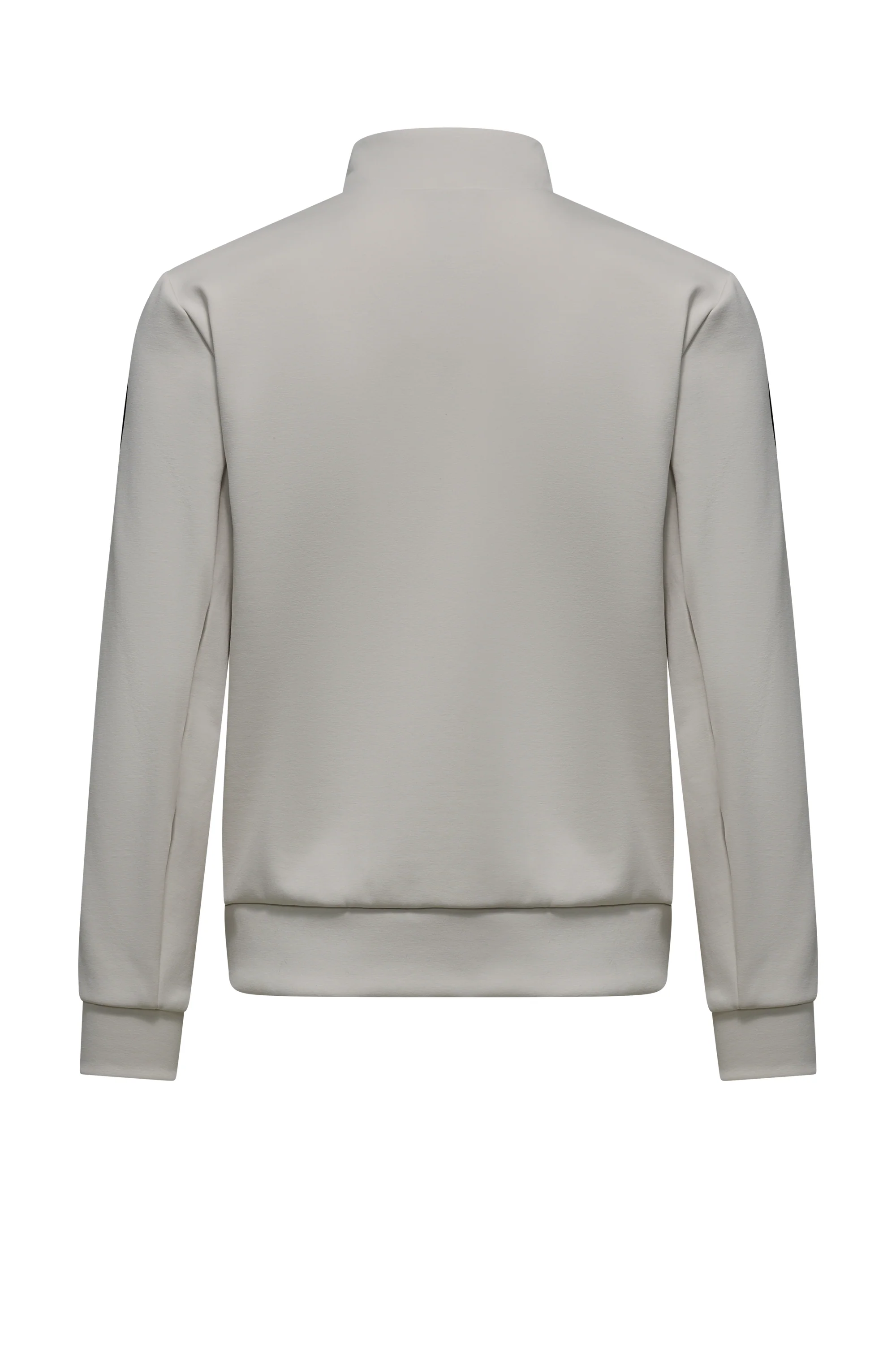 Giacca bimaterica in nylon e maglia - Image 21