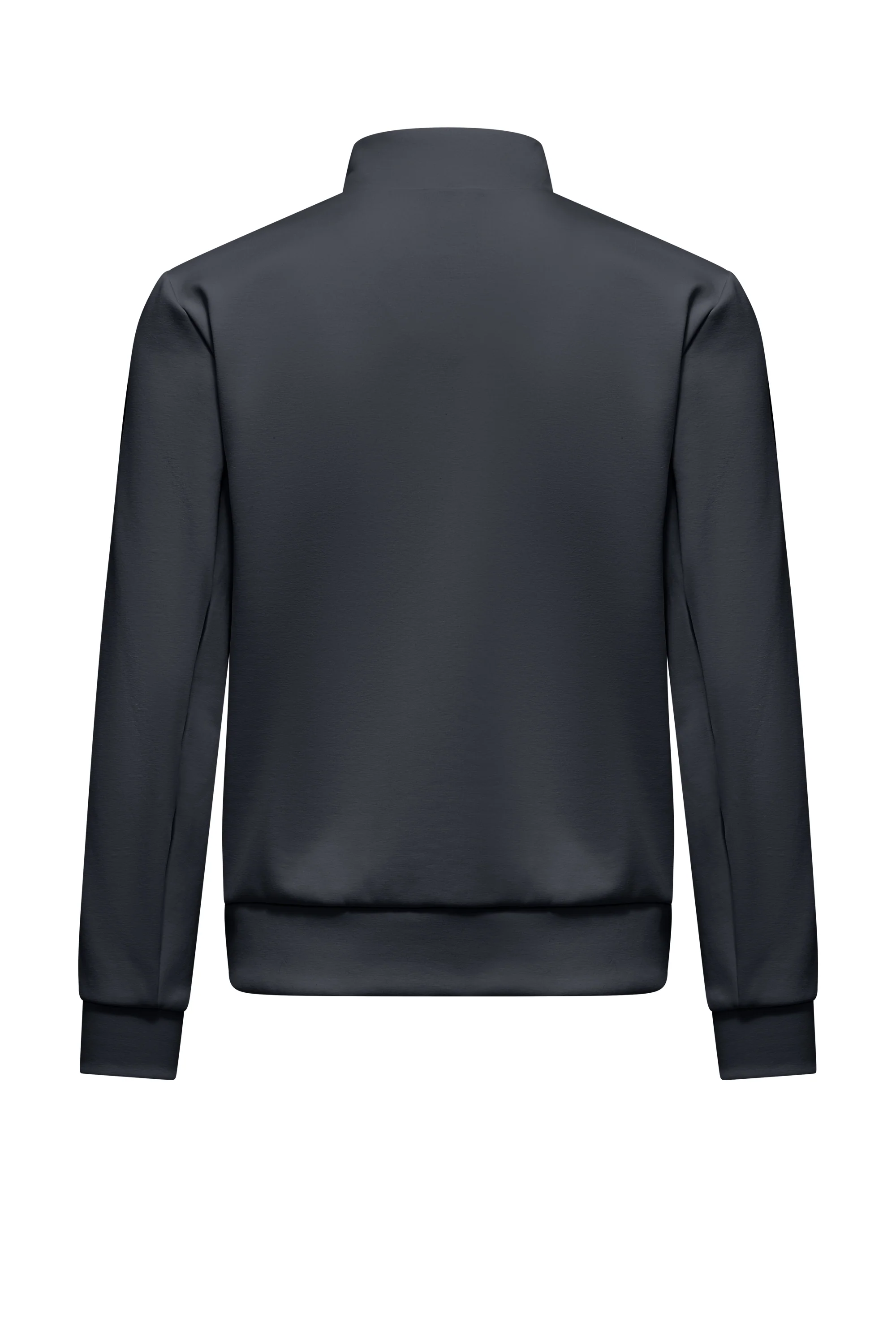 Giacca bimaterica in nylon e maglia - Image 9
