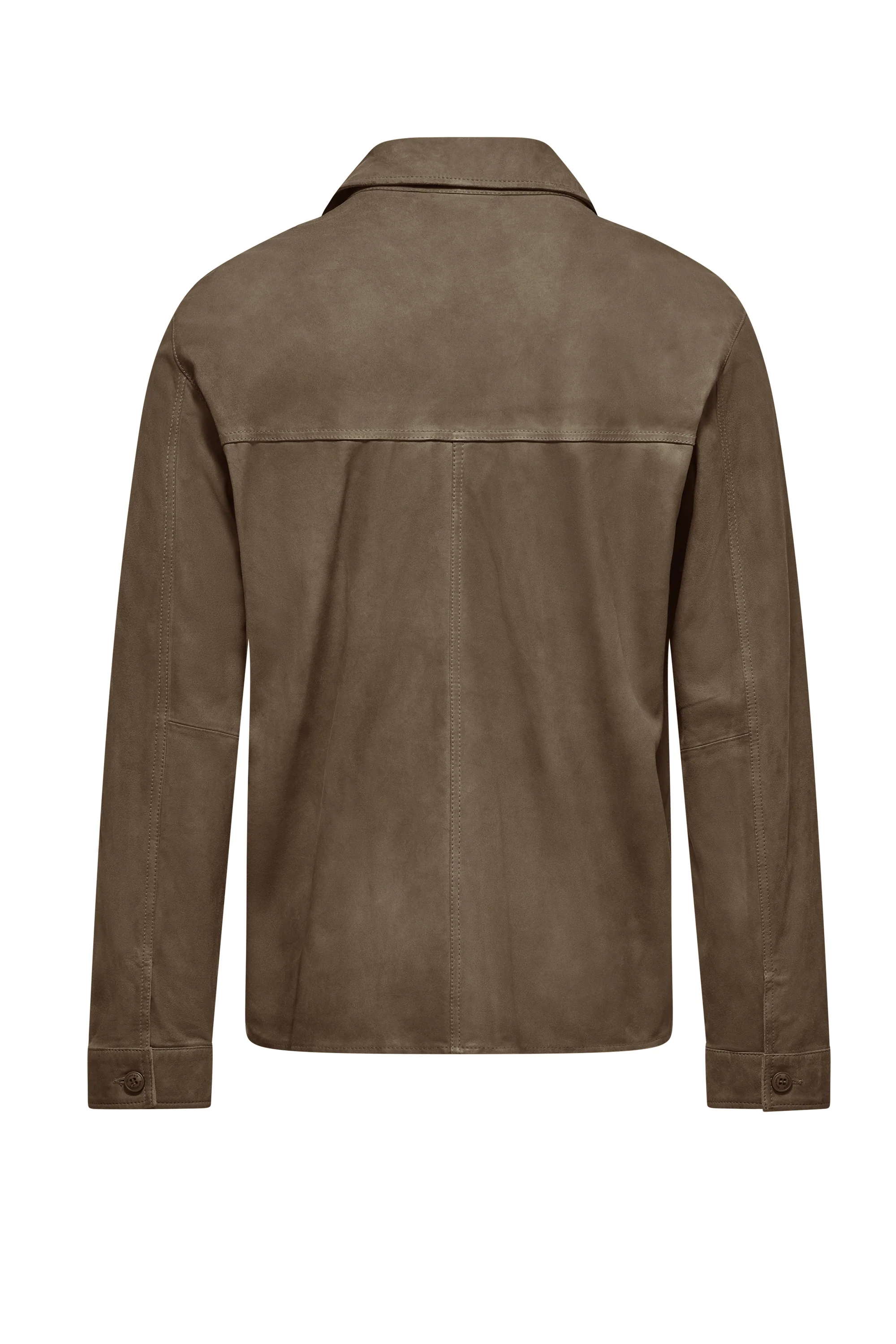 Giacca-camicia in pelle Wed - Image 15