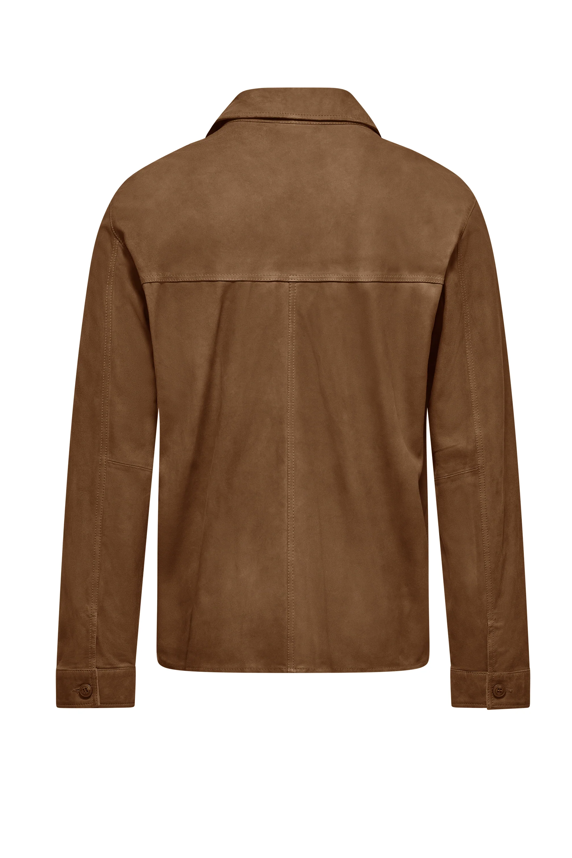 Giacca-camicia in pelle Wed - Image 3
