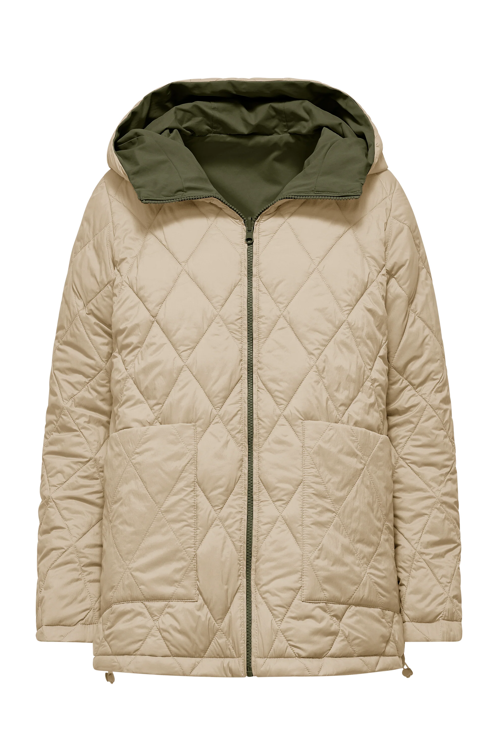 Giacca corta reversibile con cappuccio - Image 17