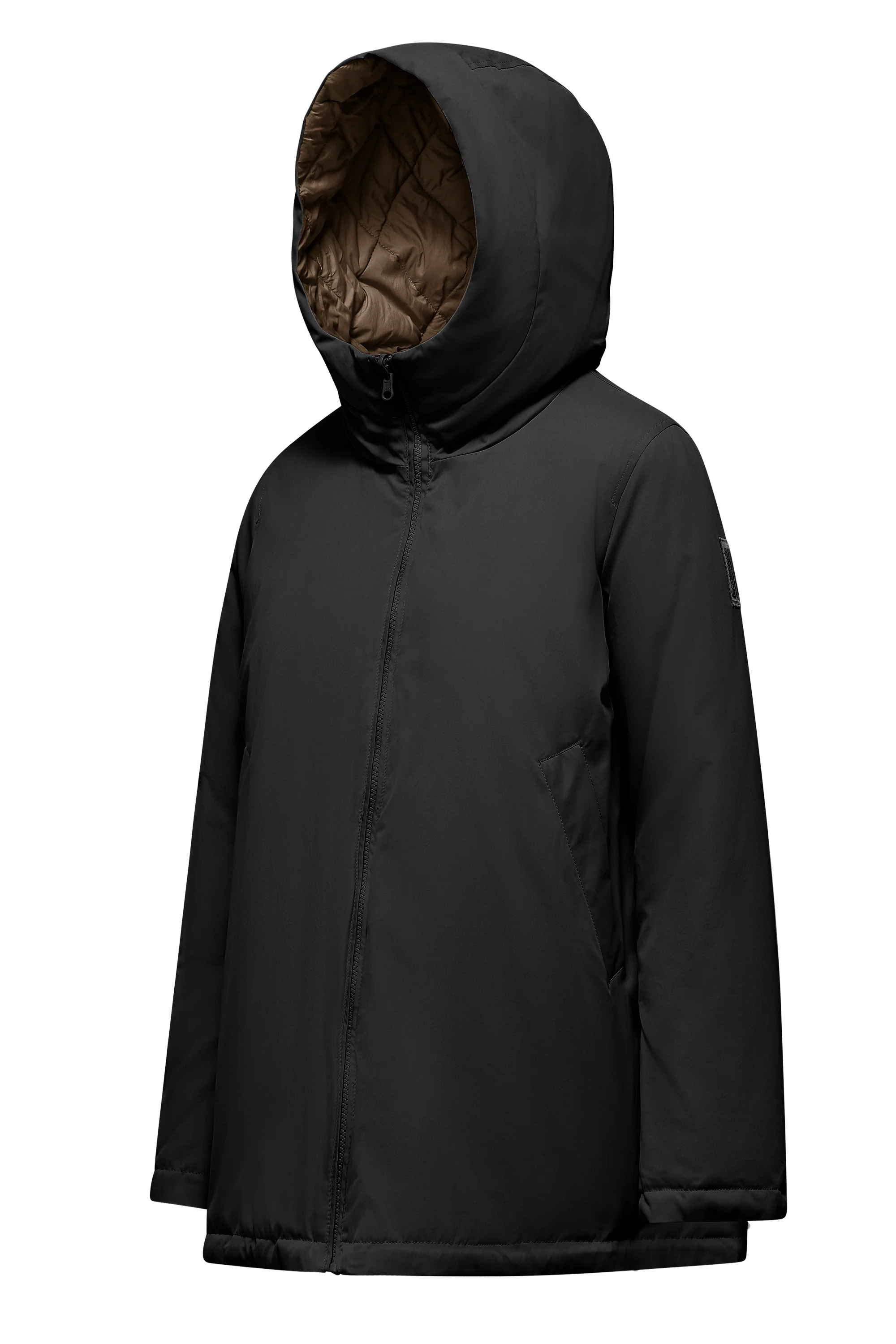 Giacca corta reversibile con cappuccio - Image 20