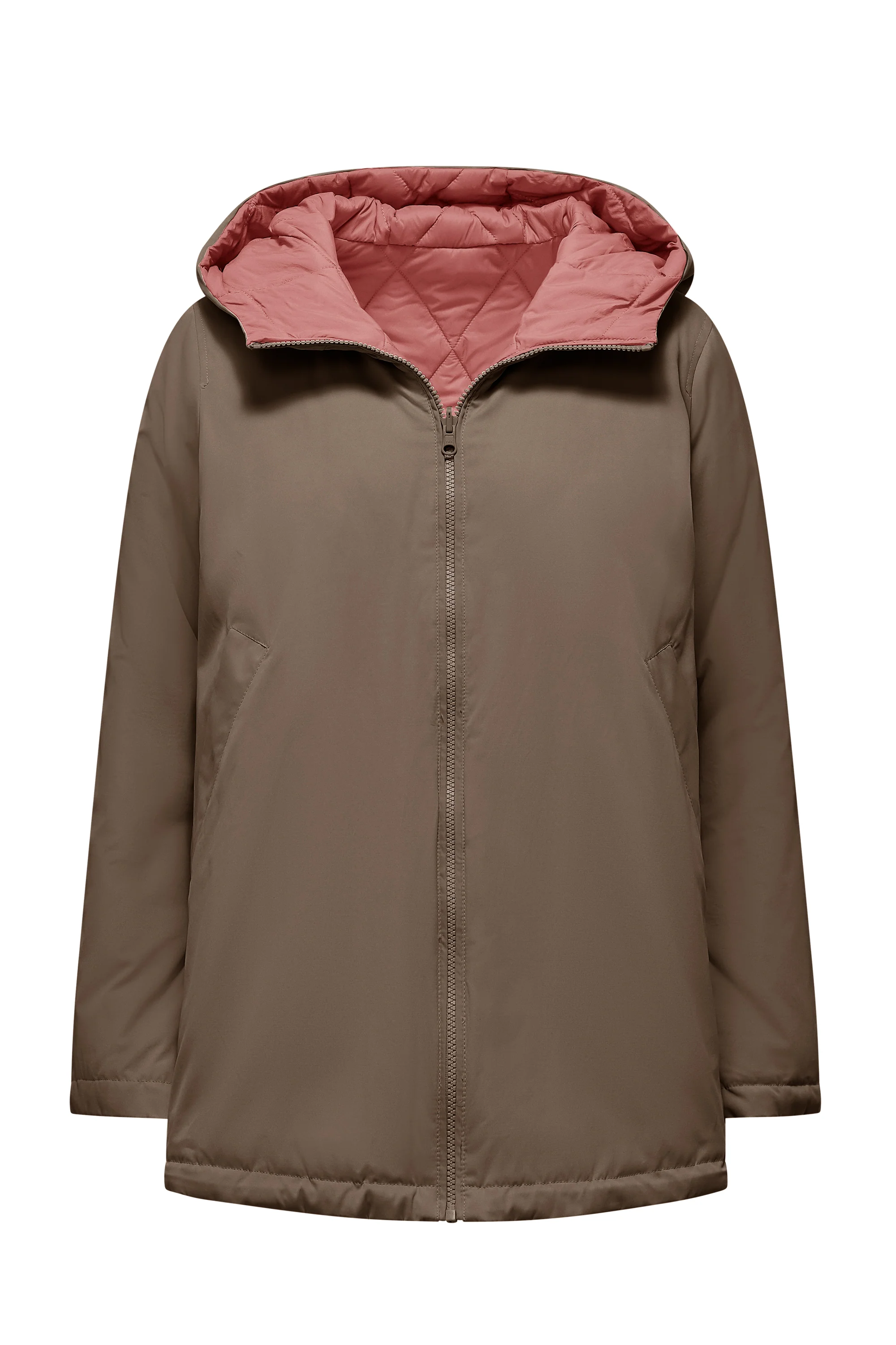 Giacca corta reversibile con cappuccio - Image 7