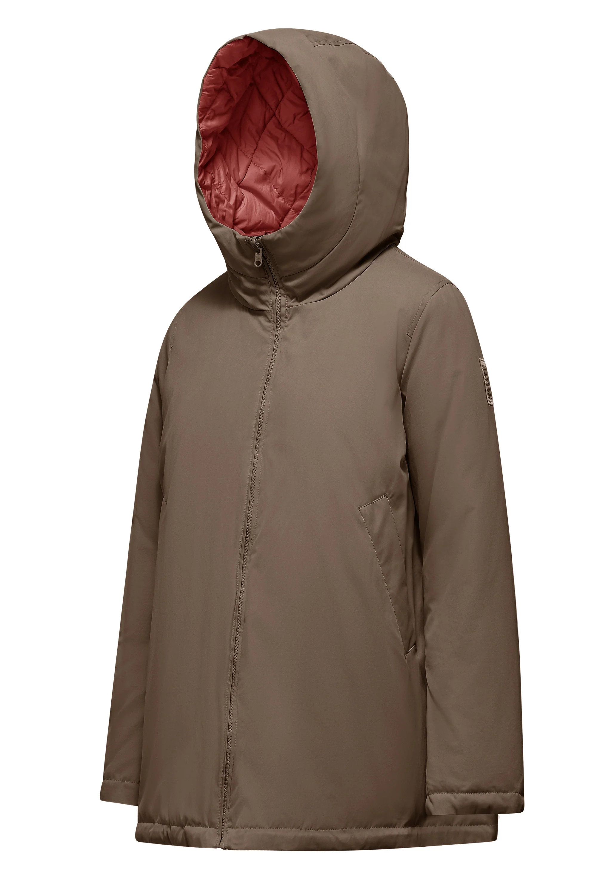 Giacca corta reversibile con cappuccio - Image 8