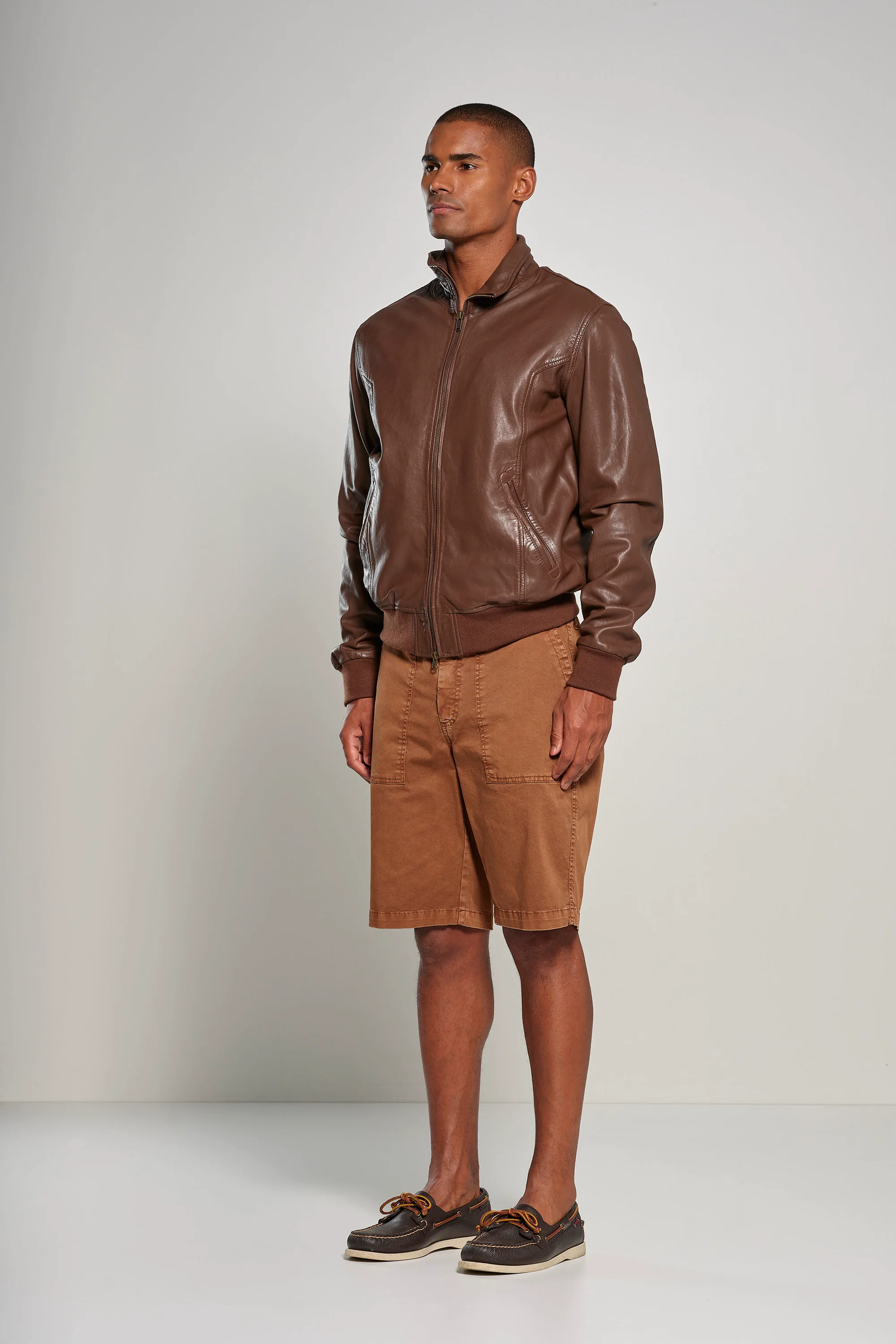 Giacca in pelle Chel - Image 17