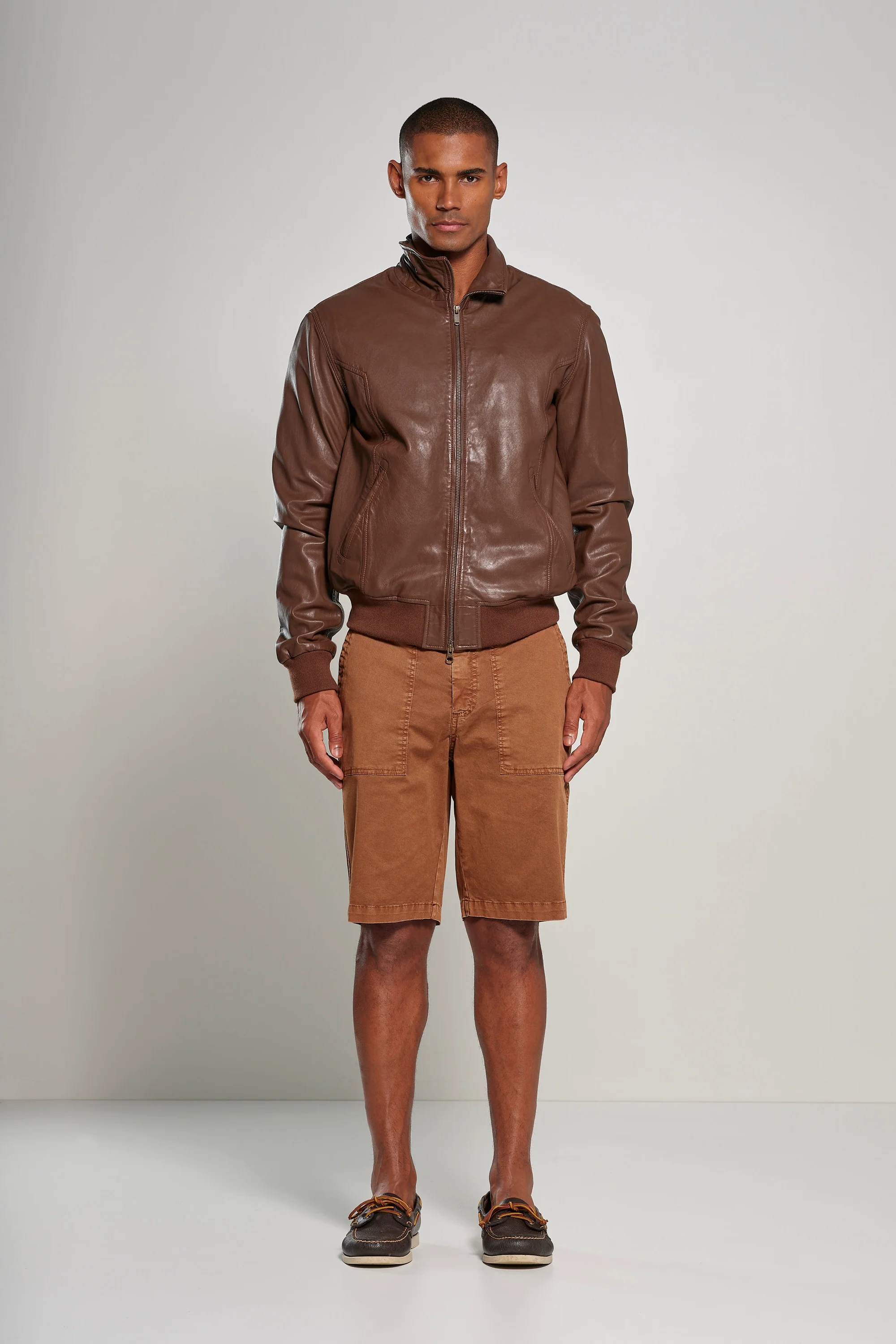 Giacca in pelle Chel - Image 36