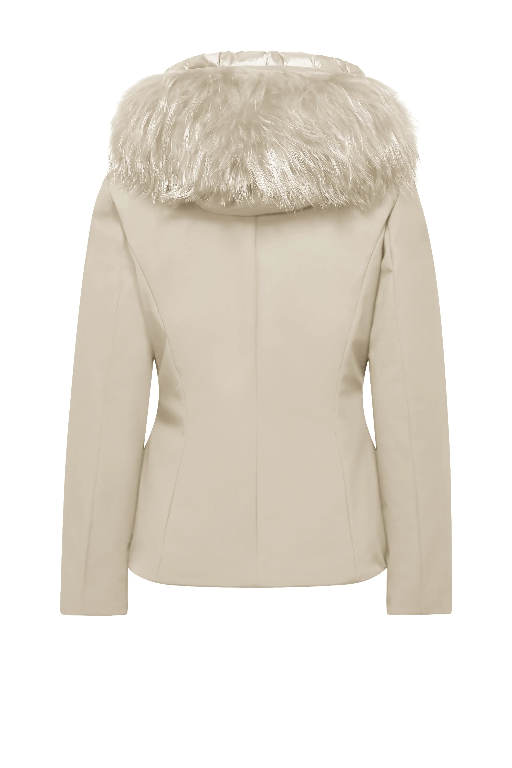 Giacca slim imbottita con pelliccia staccabile - Image 13