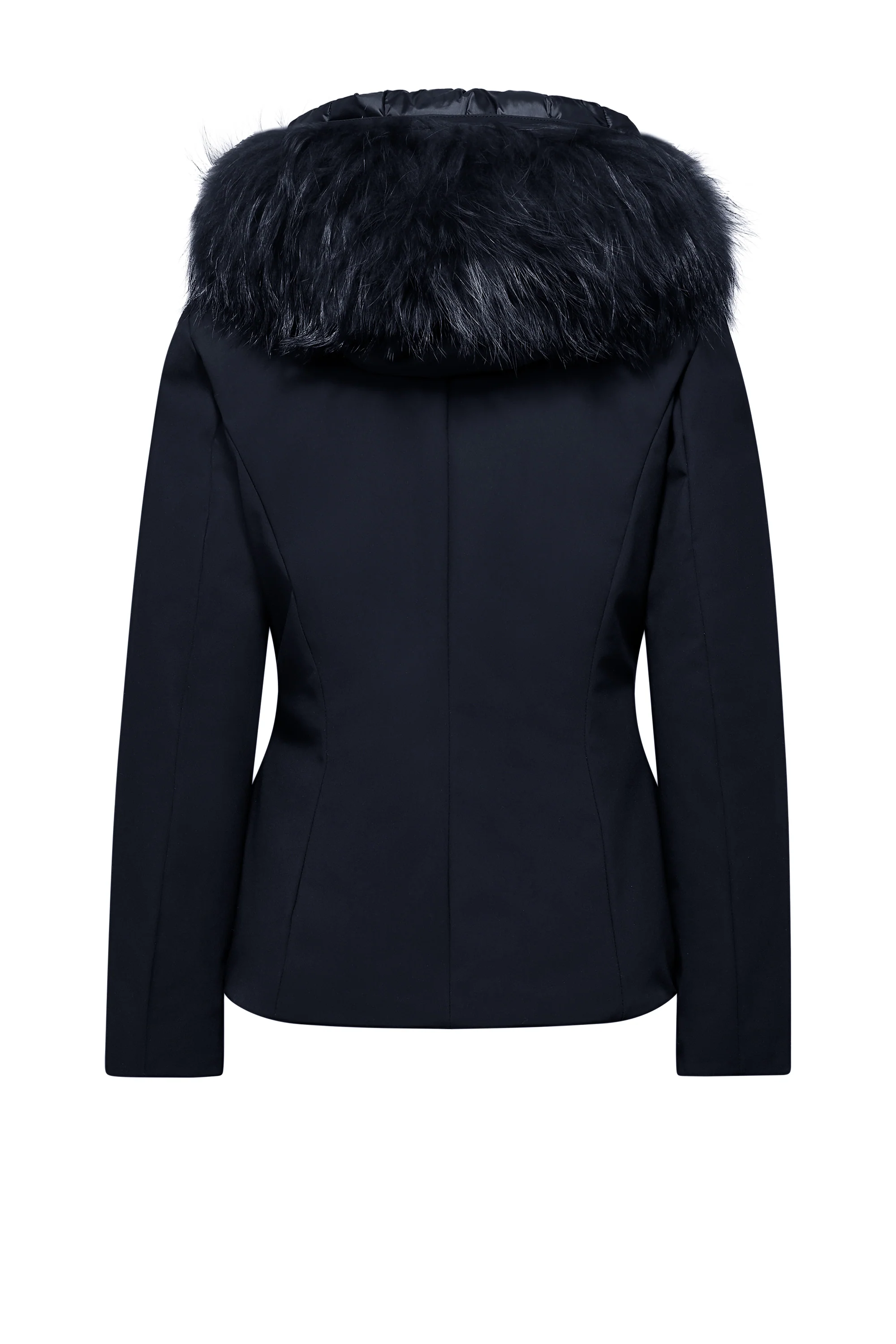Giacca slim imbottita con pelliccia staccabile - Image 18
