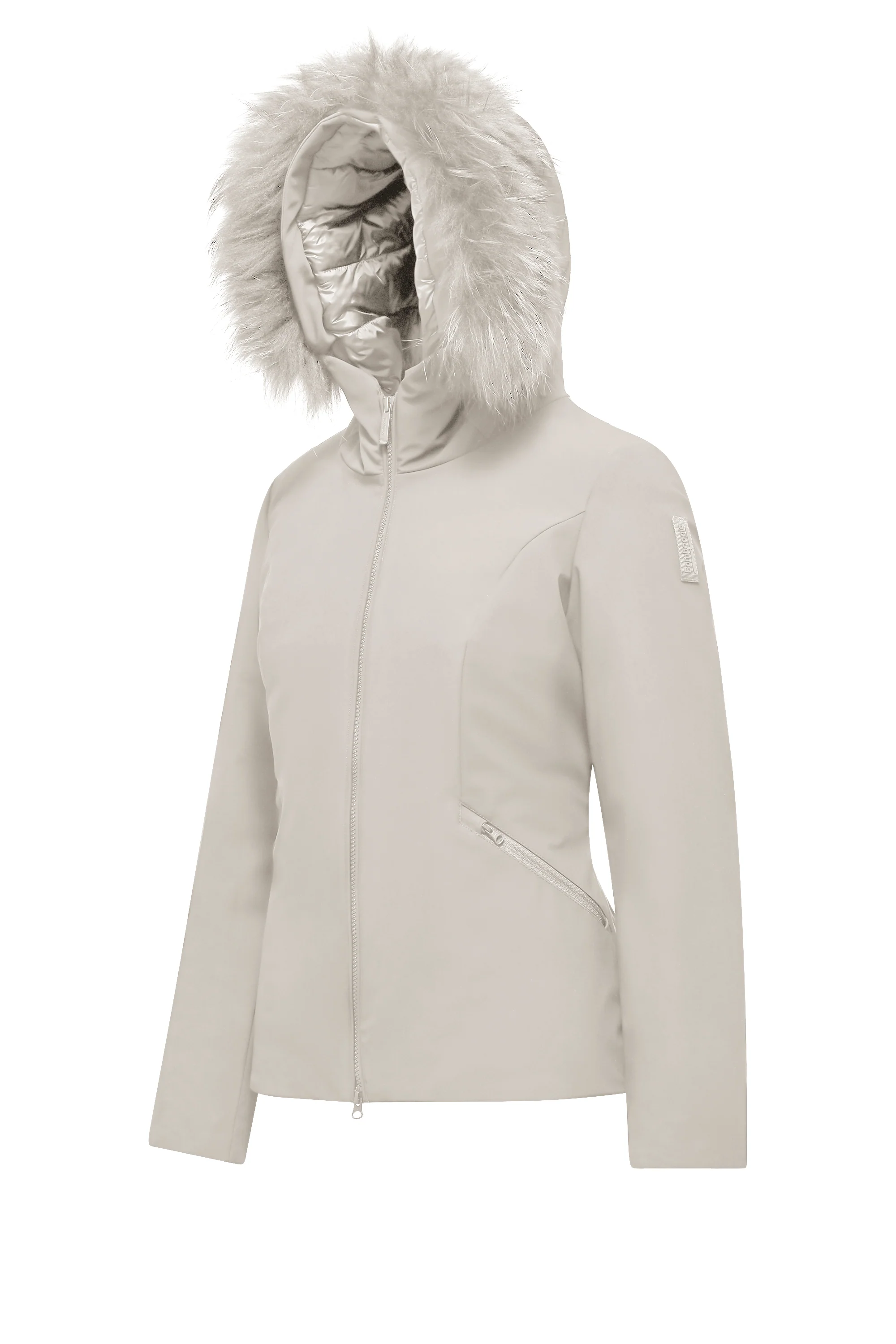Giacca slim imbottita con pelliccia staccabile - Image 32