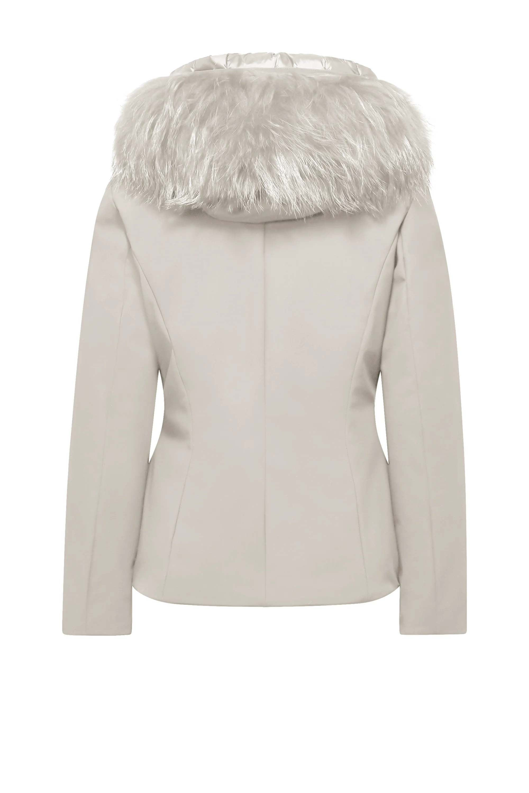 Giacca slim imbottita con pelliccia staccabile - Image 33