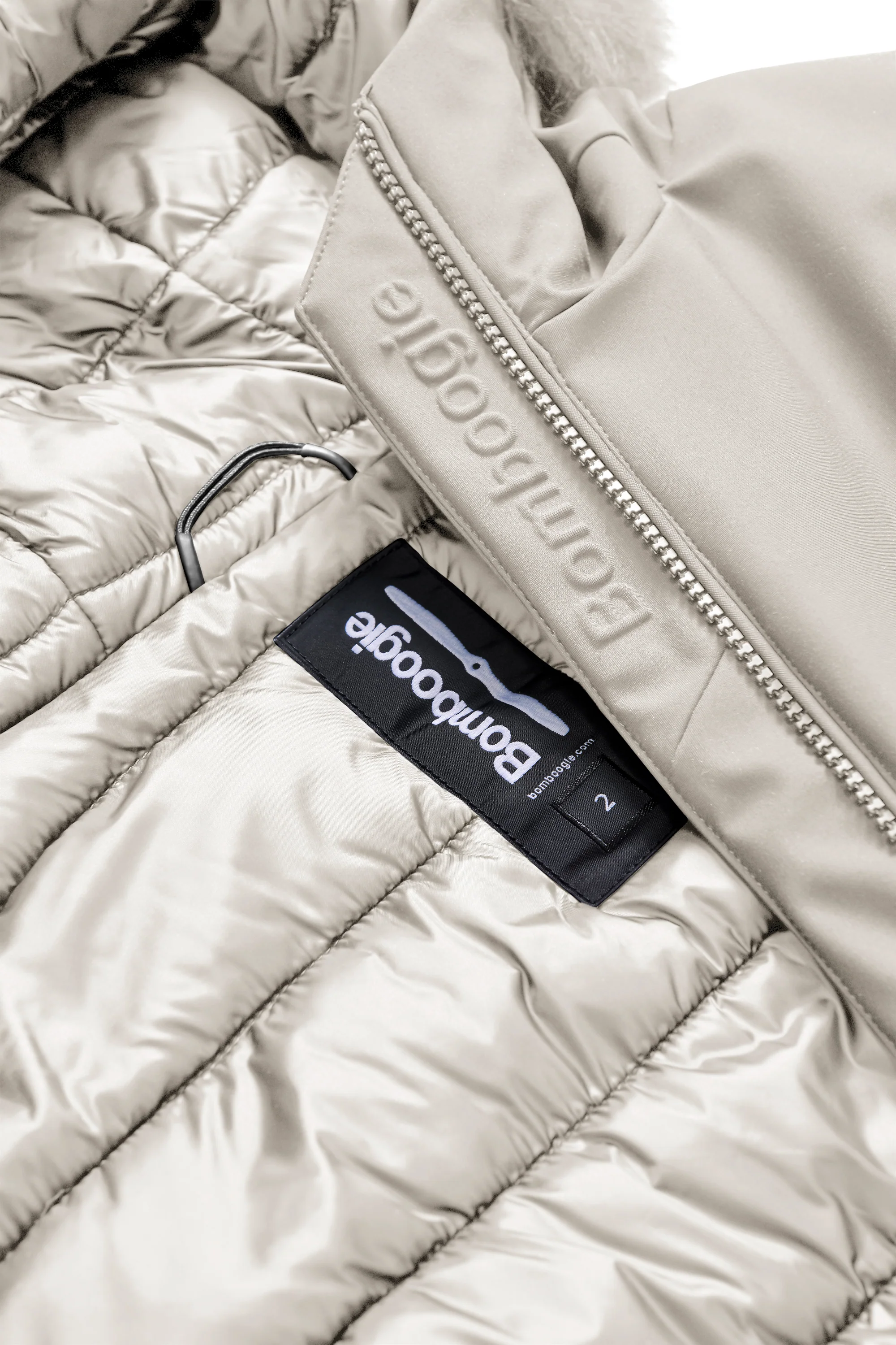 Giacca slim imbottita con pelliccia staccabile - Image 34