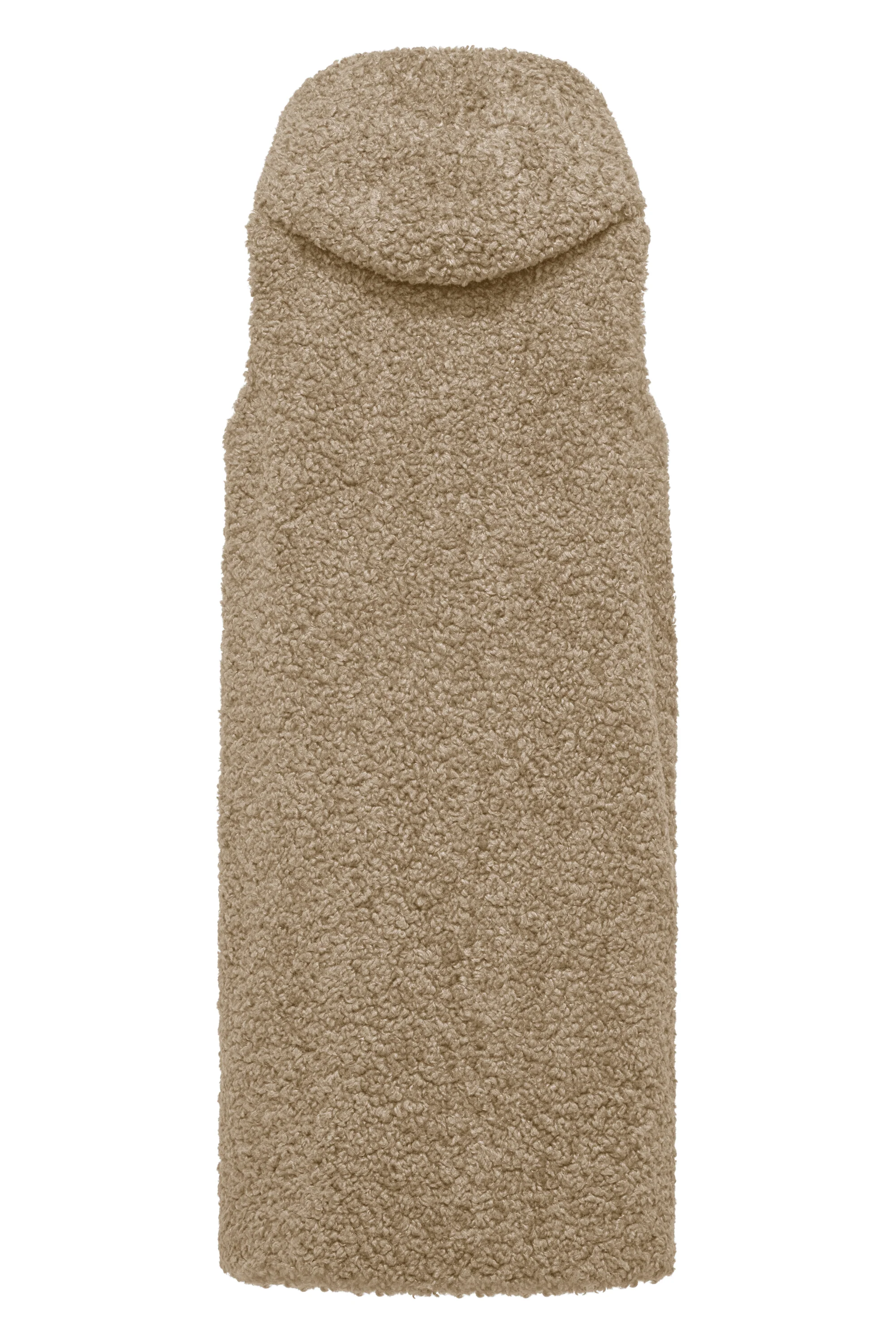 Gilet lungo da donna in pelliccetta sintetica effetto agnellino - Image 15