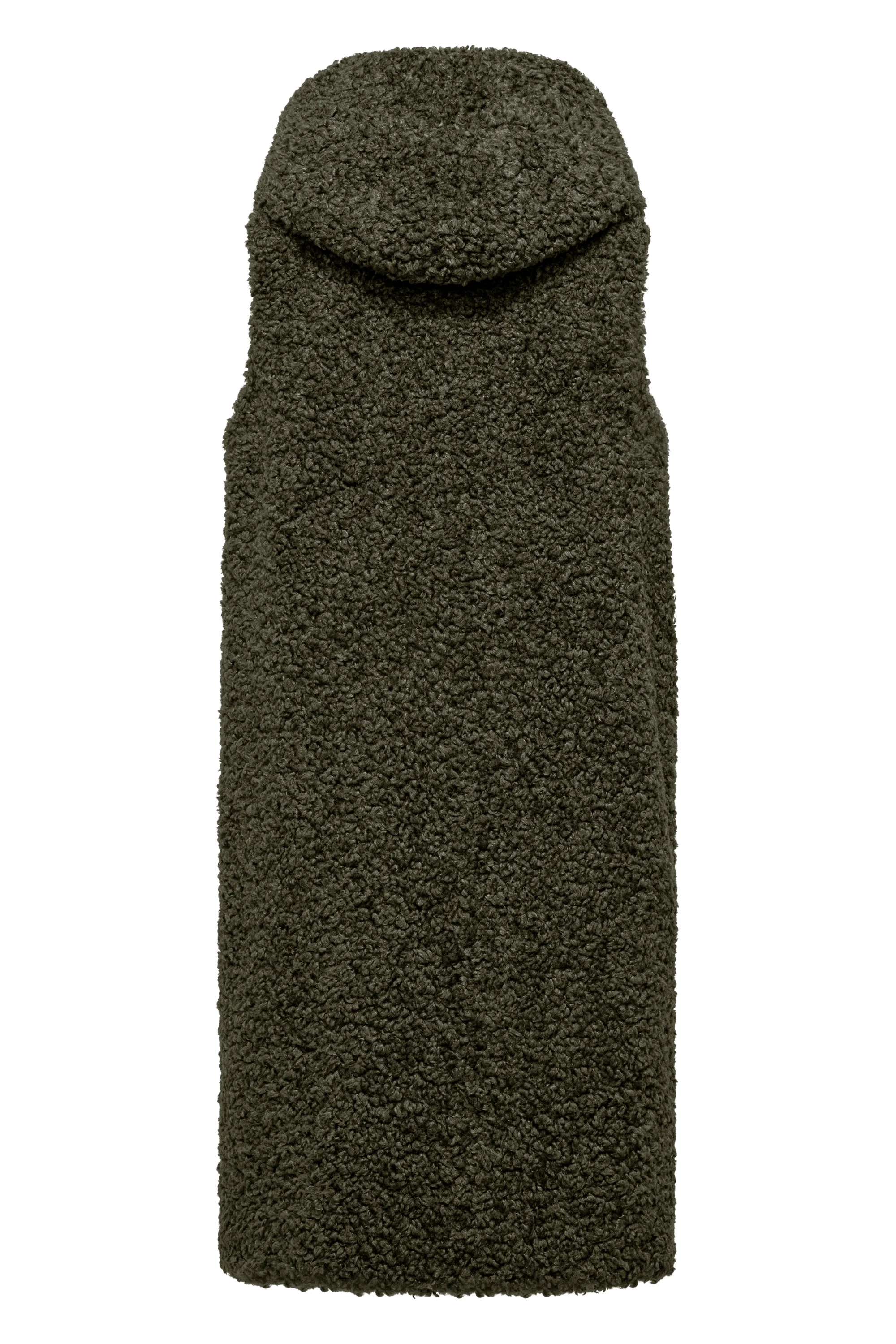Gilet lungo da donna in pelliccetta sintetica effetto agnellino - Image 19