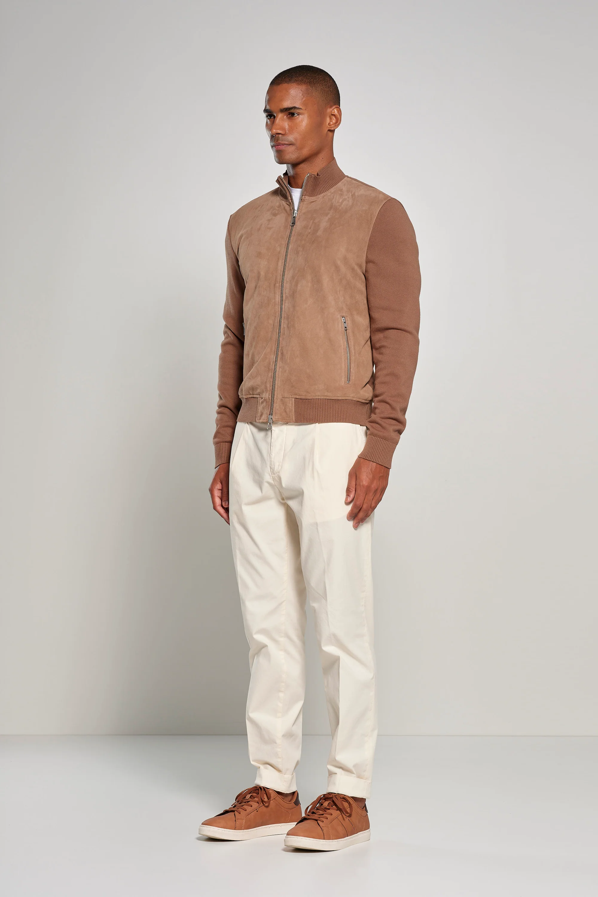 Giubbotto in pelle e maglia Komb - Image 17