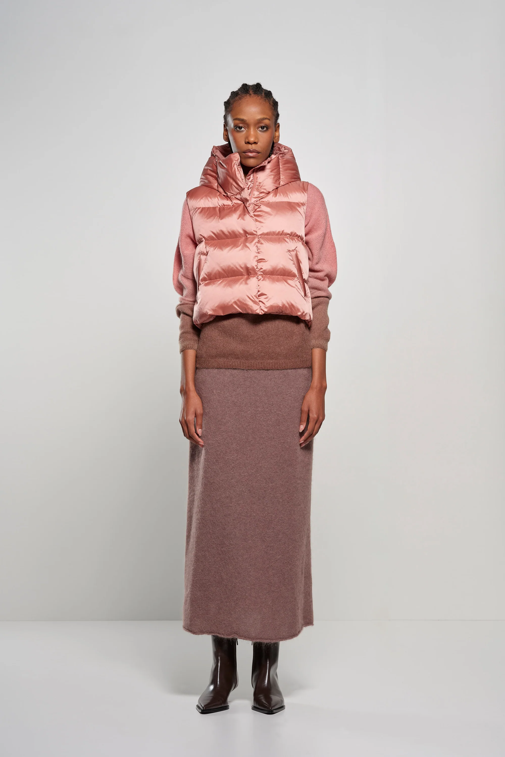 Gonna lunga seamless in misto alpaca - Image 9