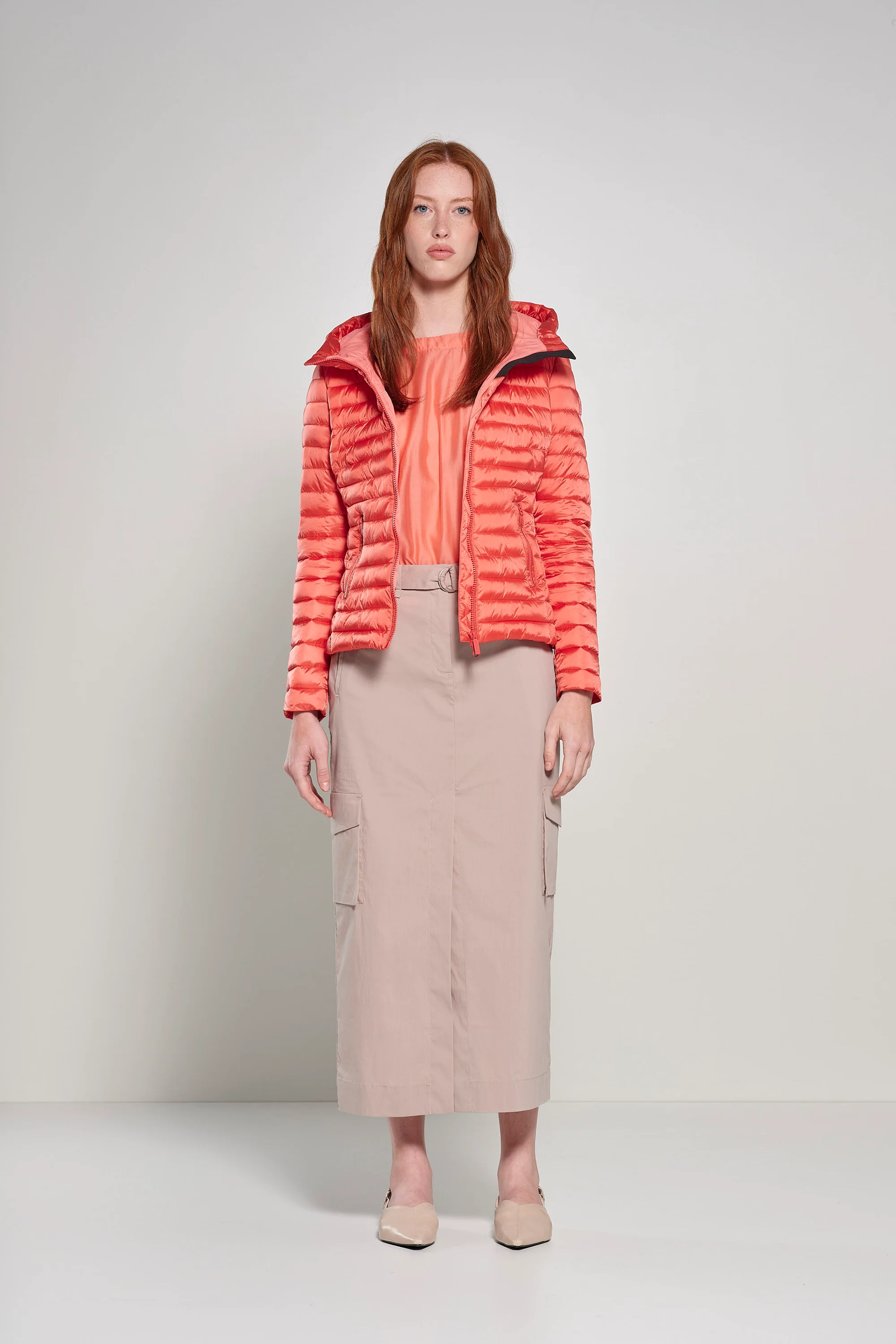 Gonna midi cargo in misto cotone - Image 25