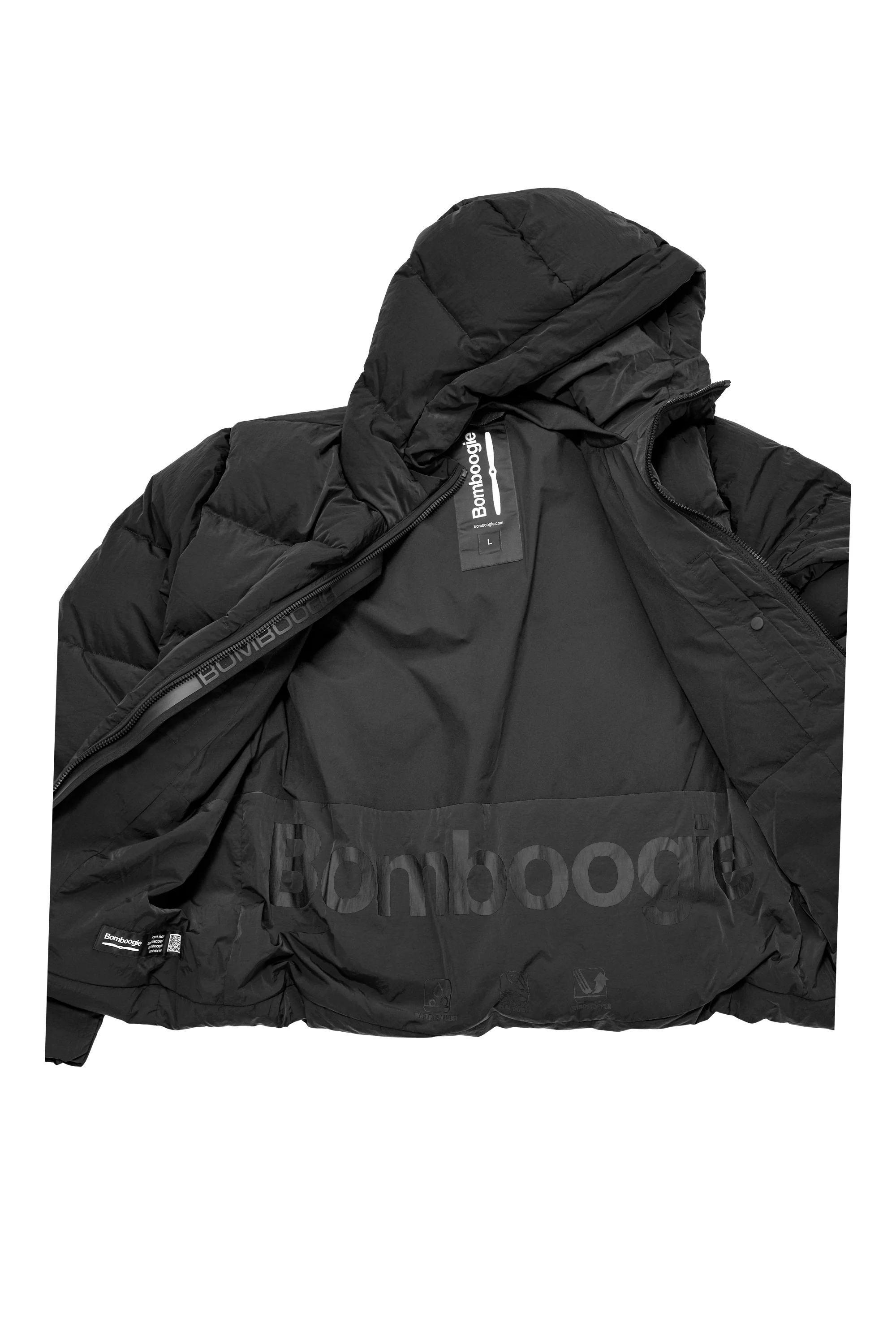 Helsinki Down Jacket - Piumino Puffy in Nylon - Image 12