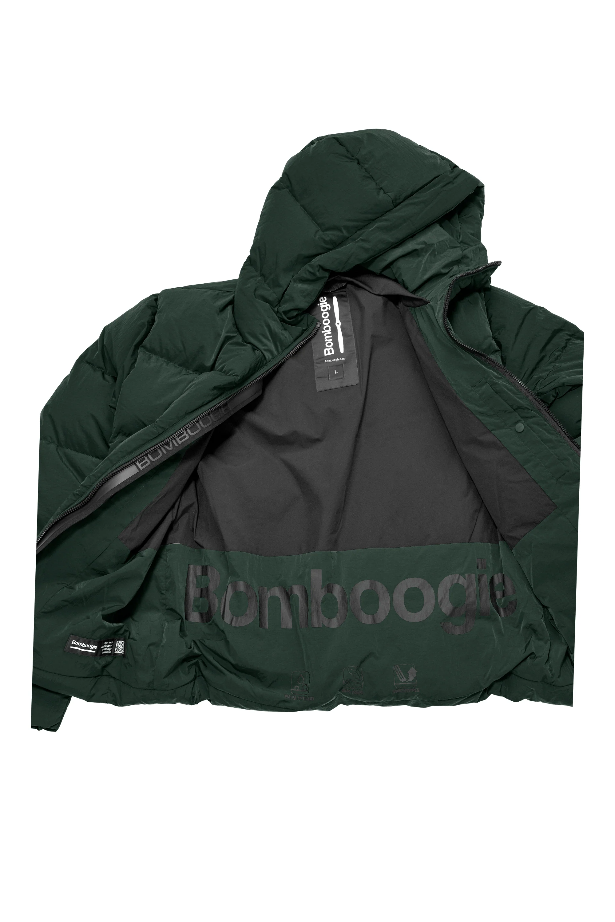 Helsinki Down Jacket - Piumino Puffy in Nylon - Image 24