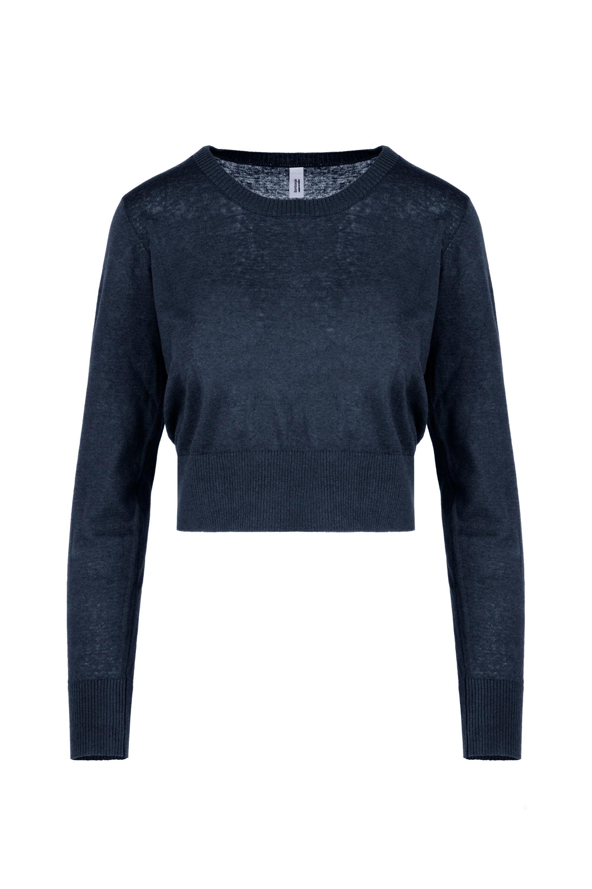 Maglia a maniche lunghe in lino e cotone - Image 4
