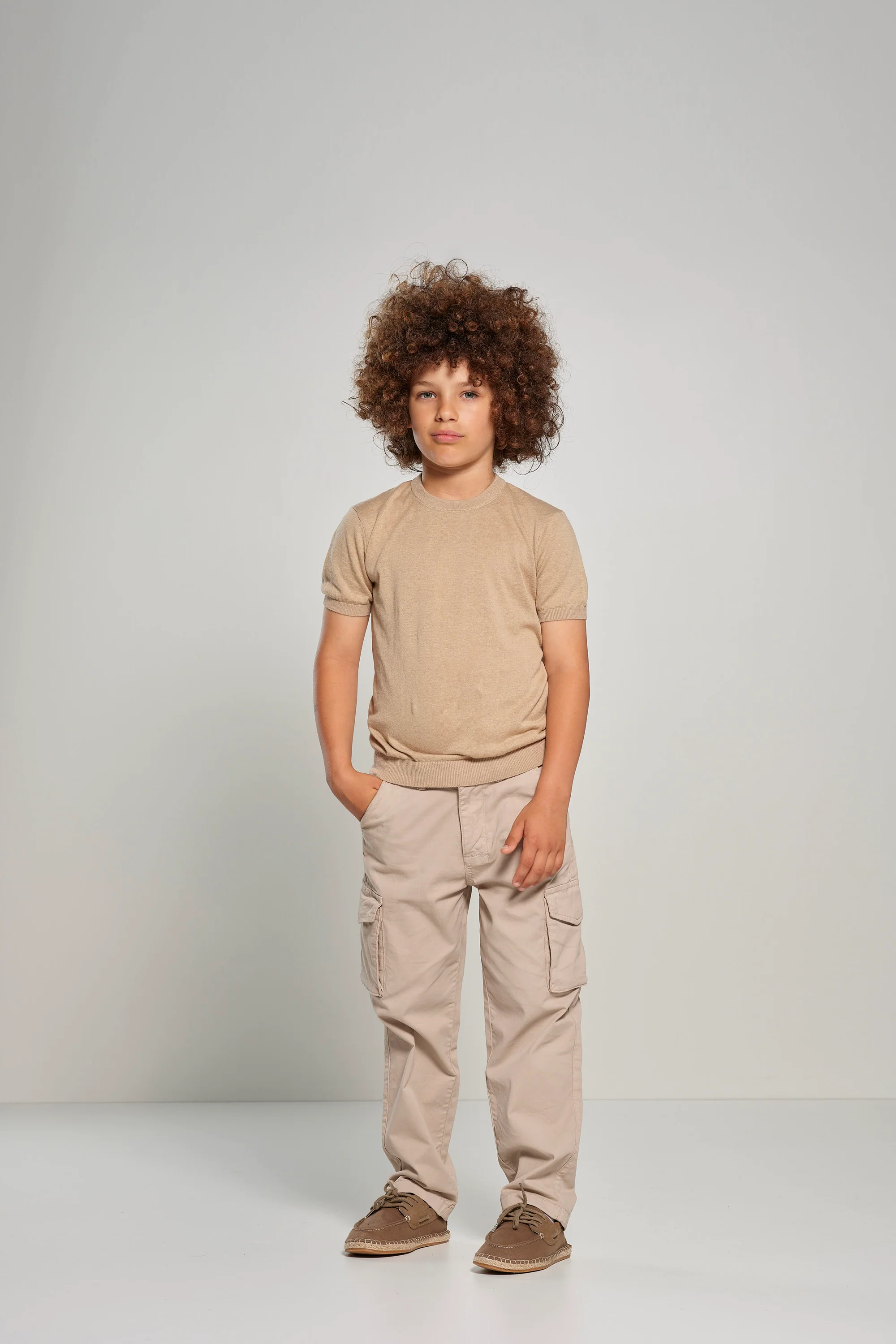 Maglia da bambino in misto lino e cotone - Image 3