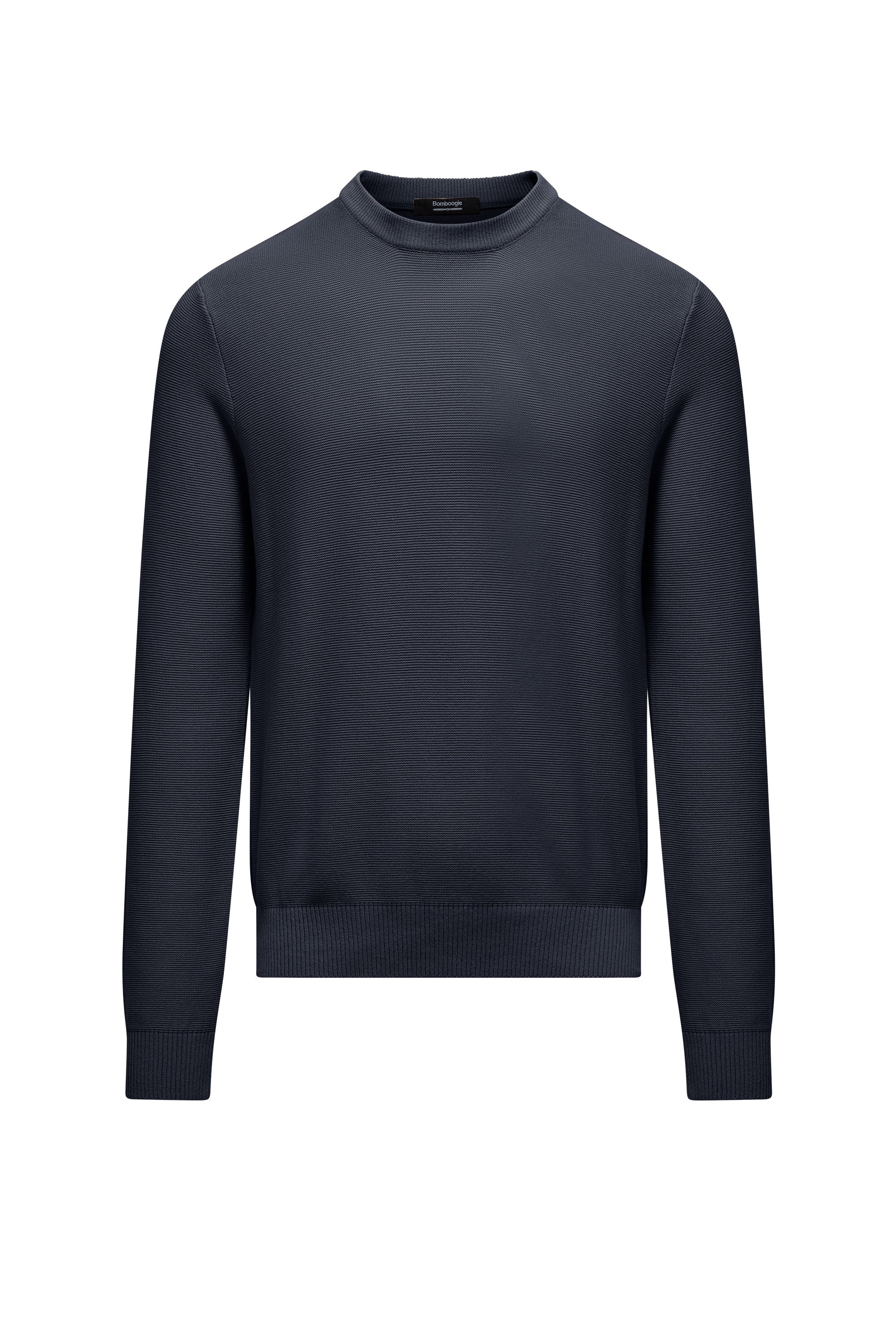 Maglia girocollo a coste - Image 3