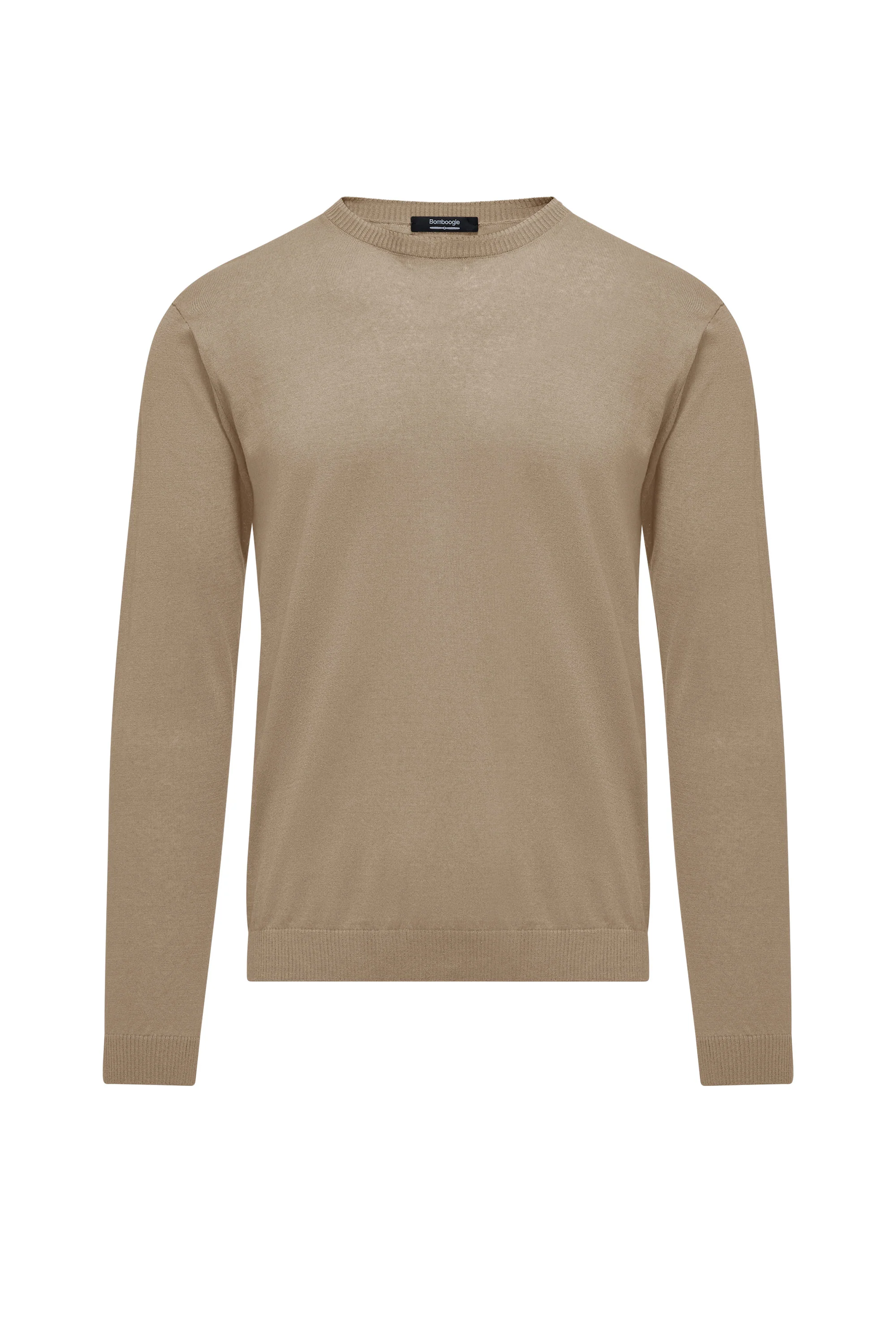 Maglia girocollo in lino e cotone - Image 10