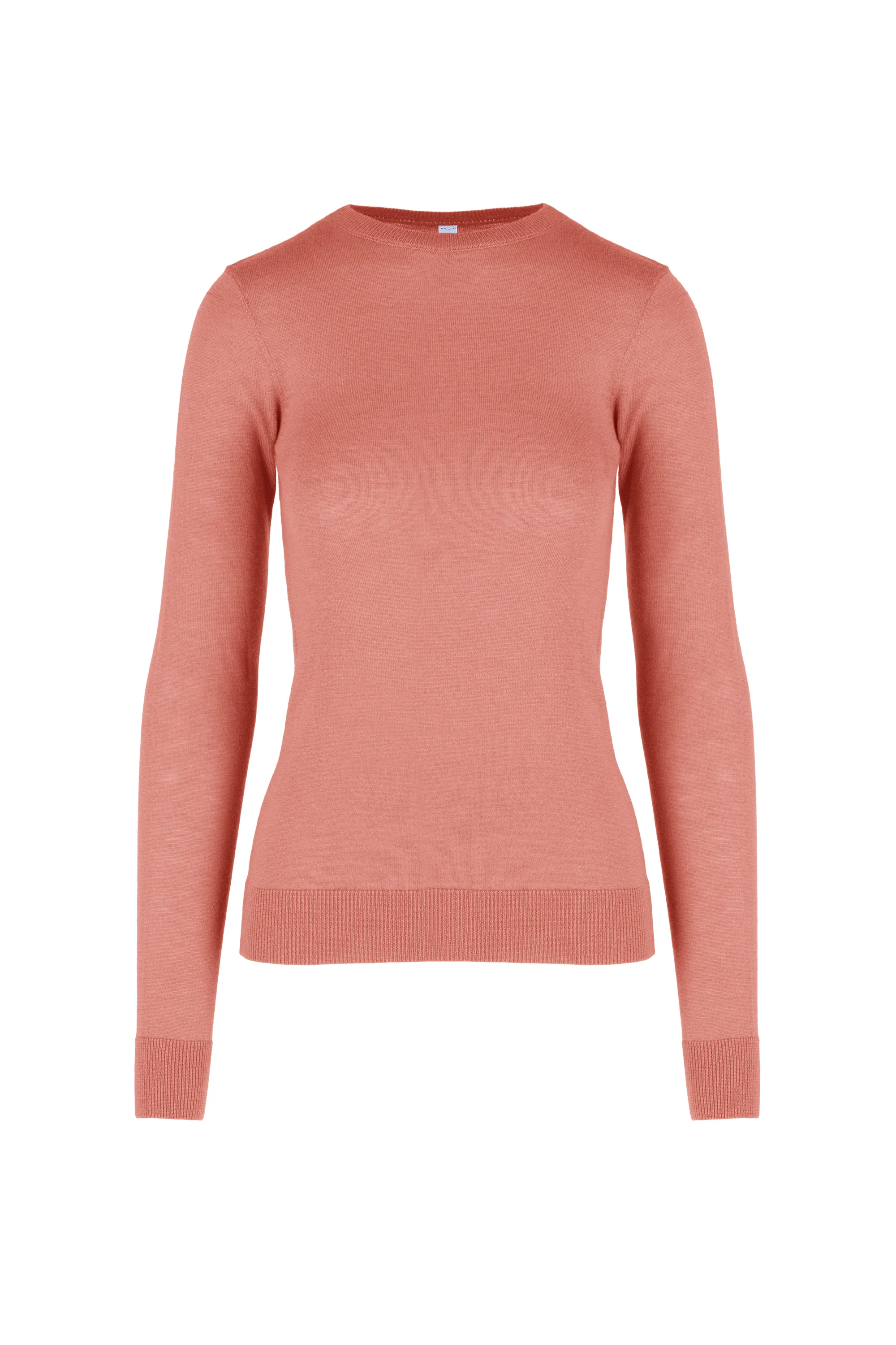 Maglia girocollo slim in misto lana merinos - Image 13