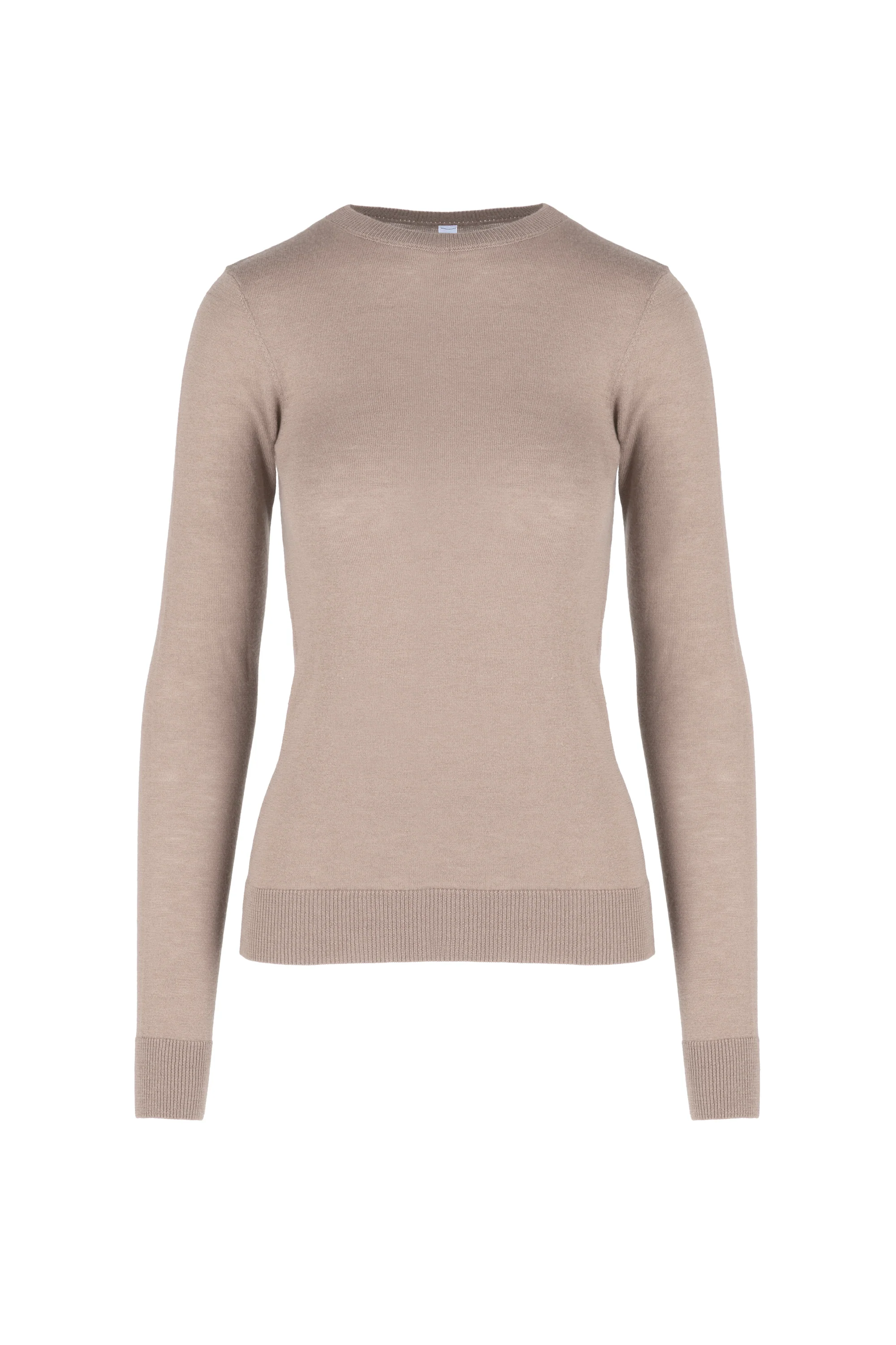 Maglia girocollo slim in misto lana merinos - Image 3
