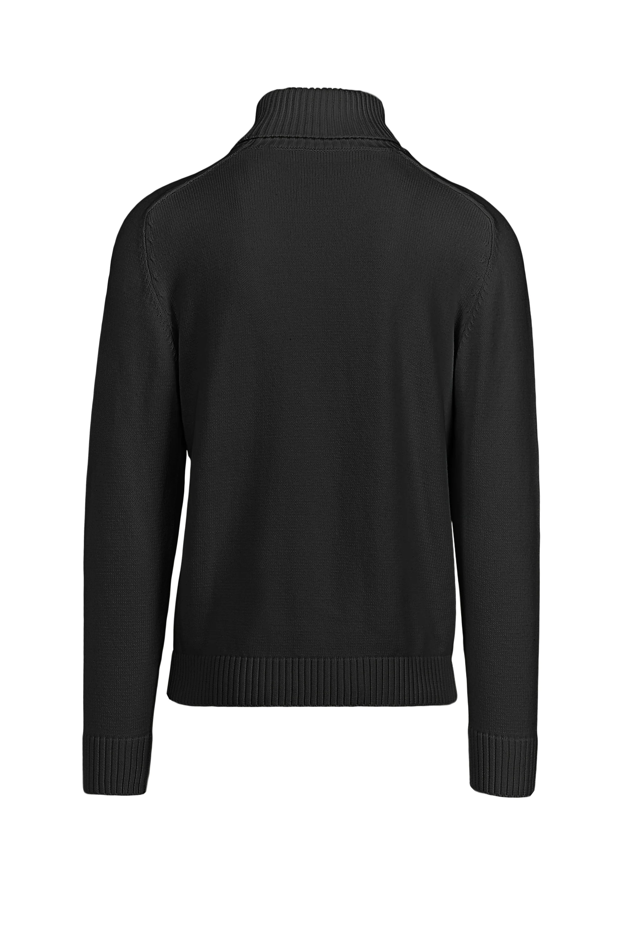 Maglione a maglia rasata con collo alto - Image 10
