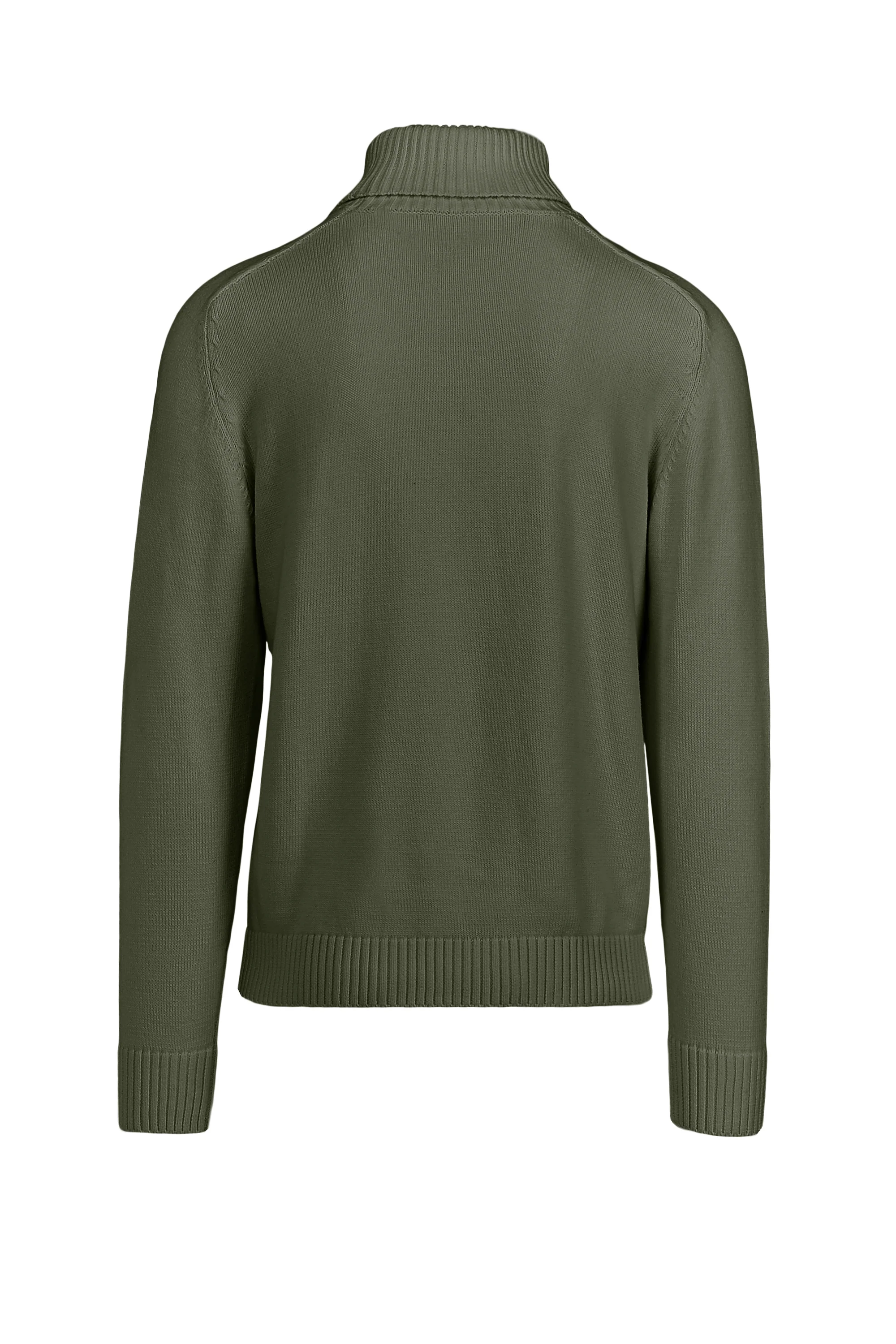 Maglione a maglia rasata con collo alto - Image 14